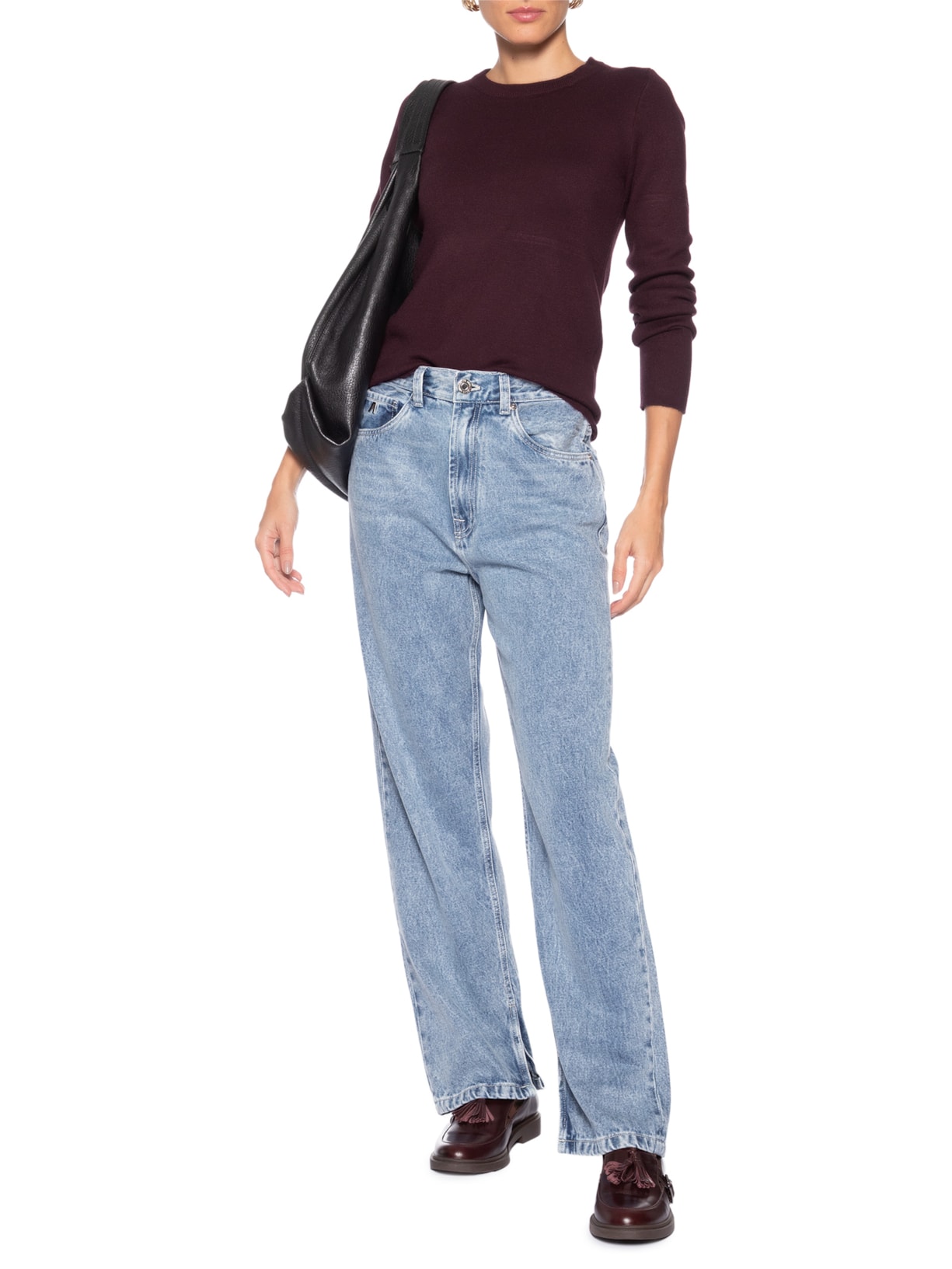 Blusa Feminina Tricot Peluciado – Vermelho Basiq