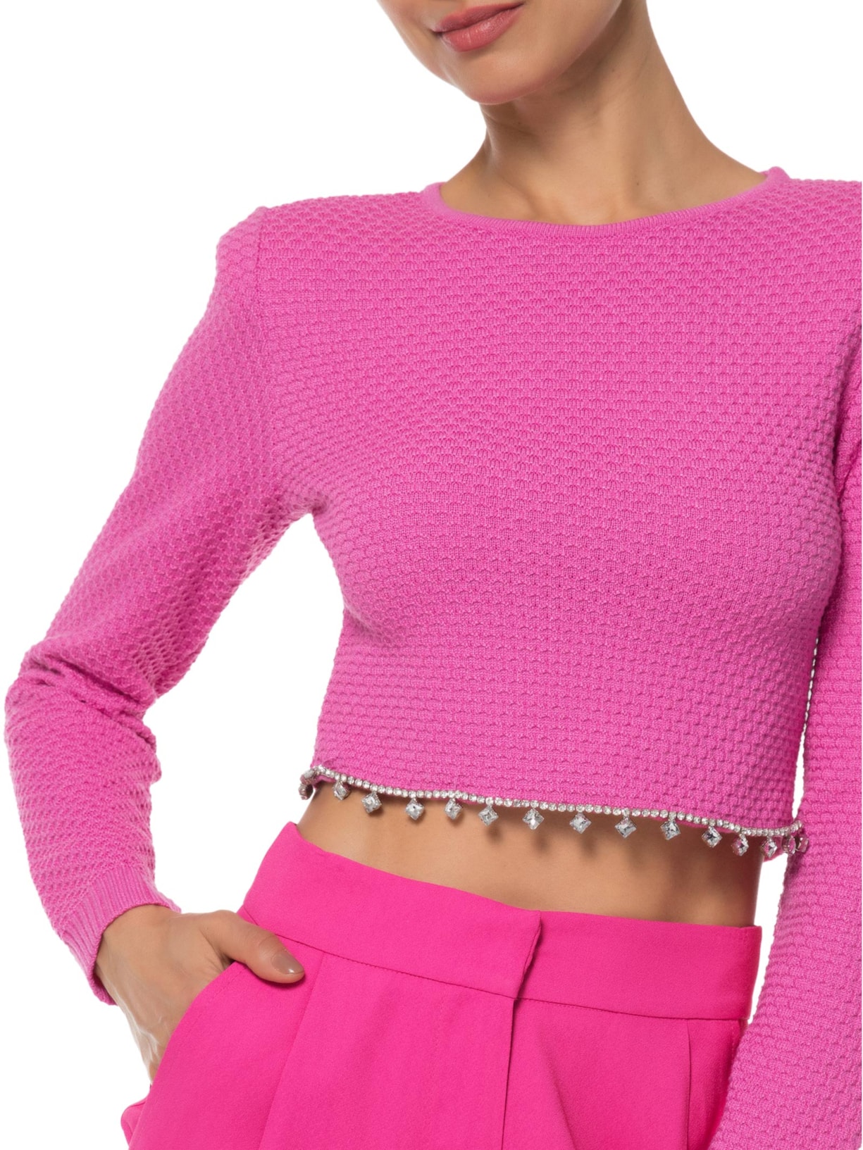 Blusa Feminina Tricot Penny Rosa Nxt Lvl