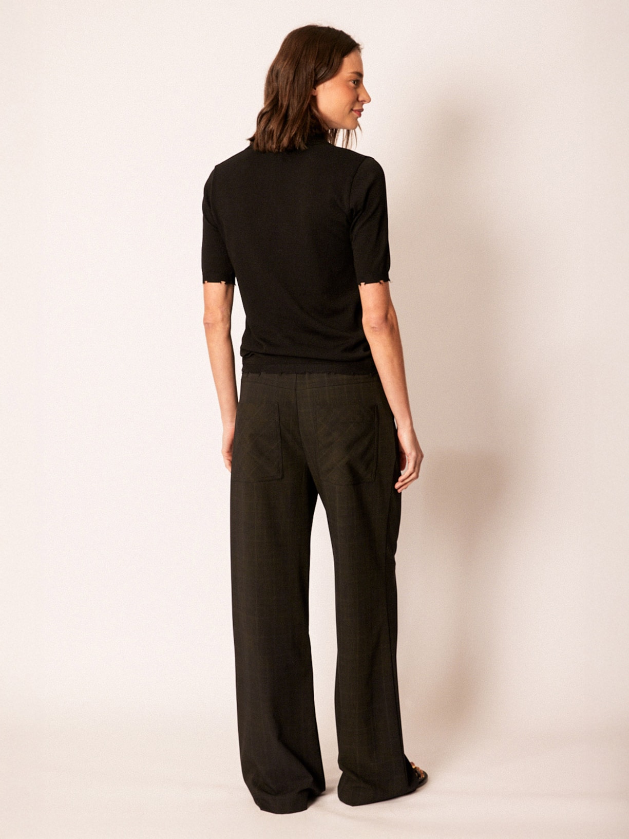 Blusa Feminina Tricot Polo Trash Preto Mixed