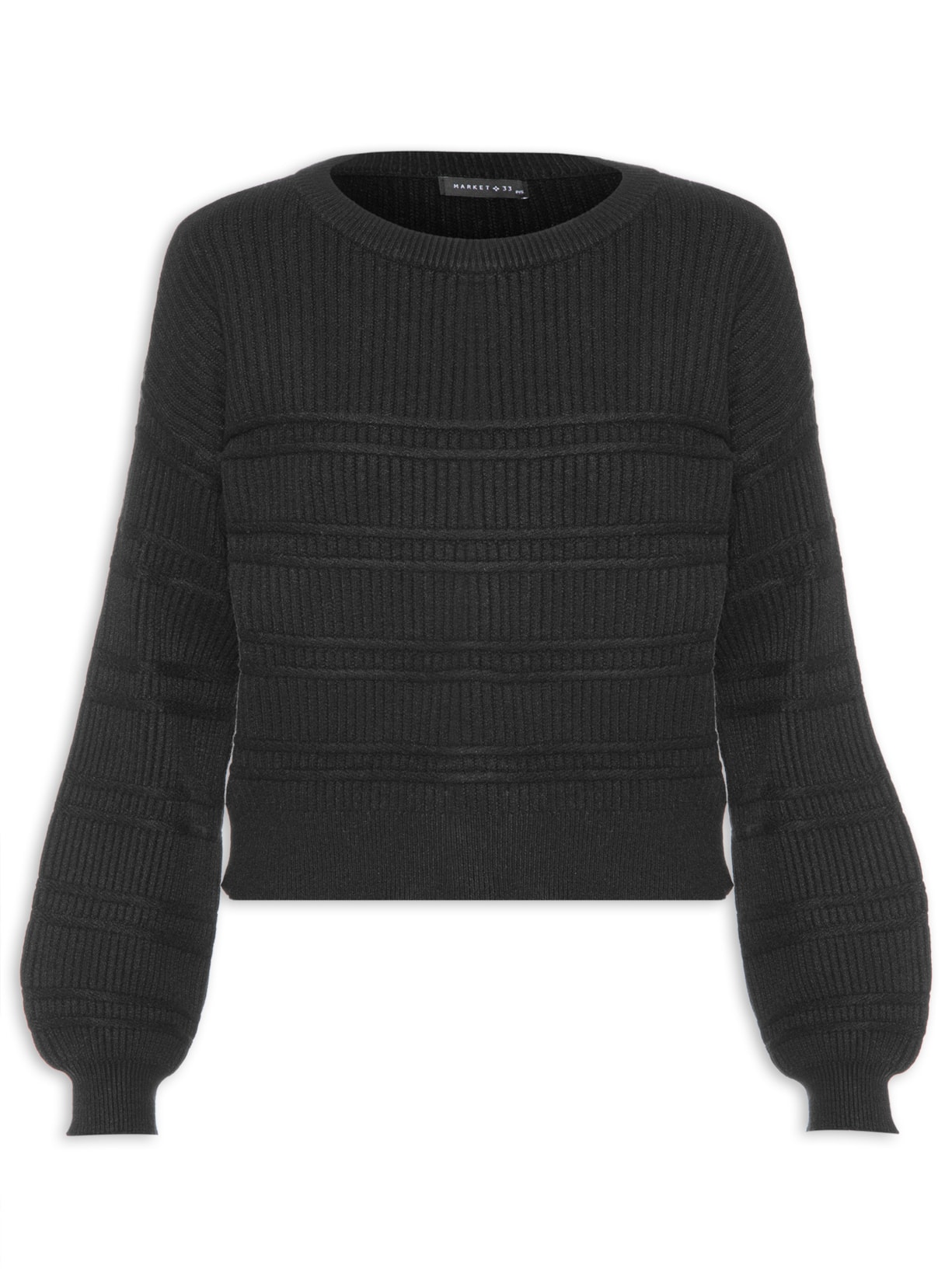 Blusa Feminina Tricot - Preto