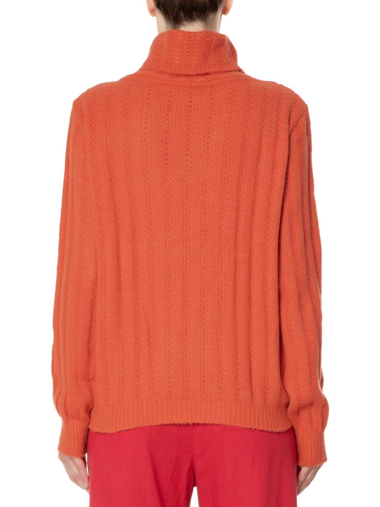 Blusa Feminina Tricot Pull Laranja Maria Filó