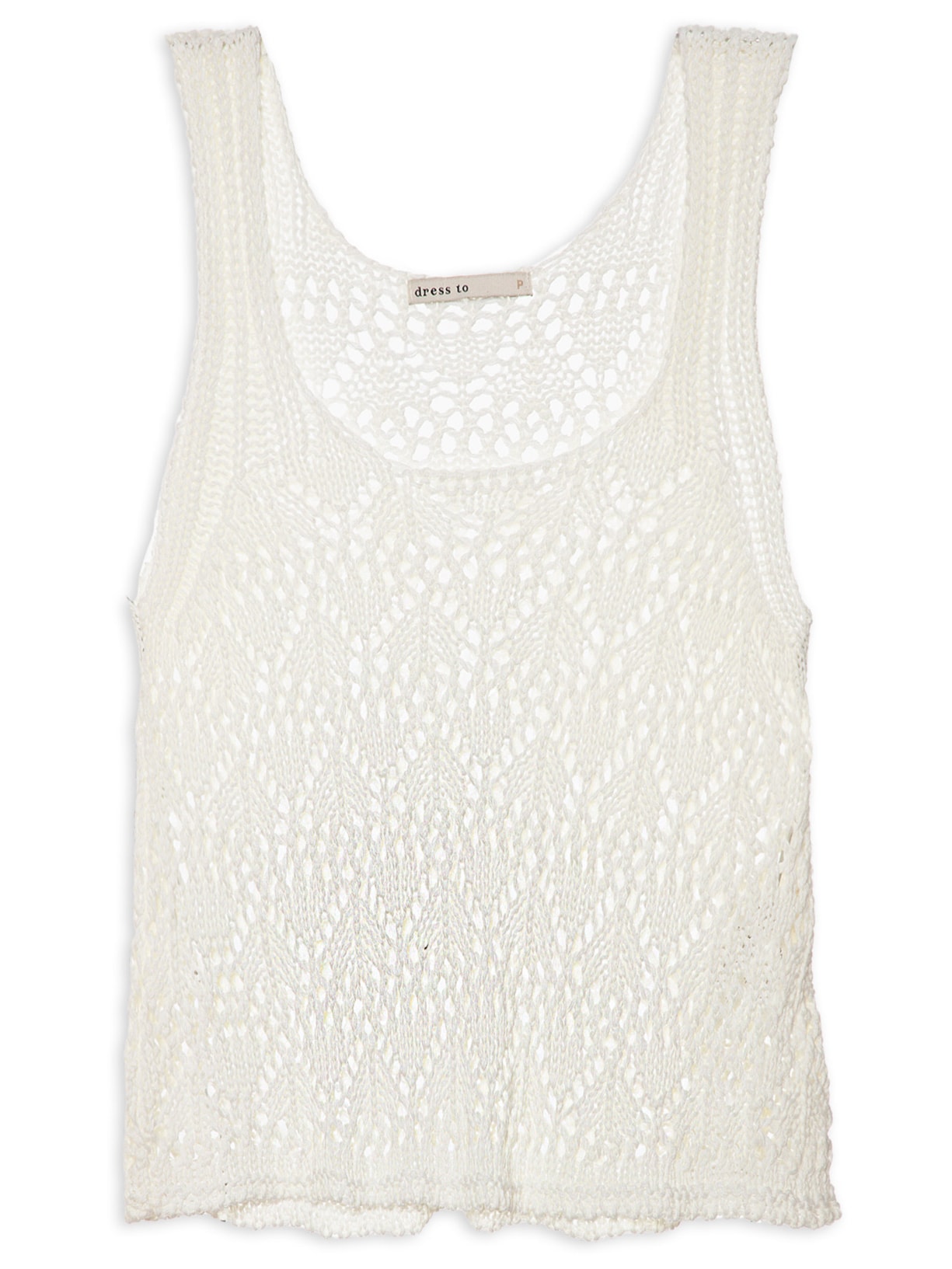 Blusa Feminina Tricot Rendada - Branco