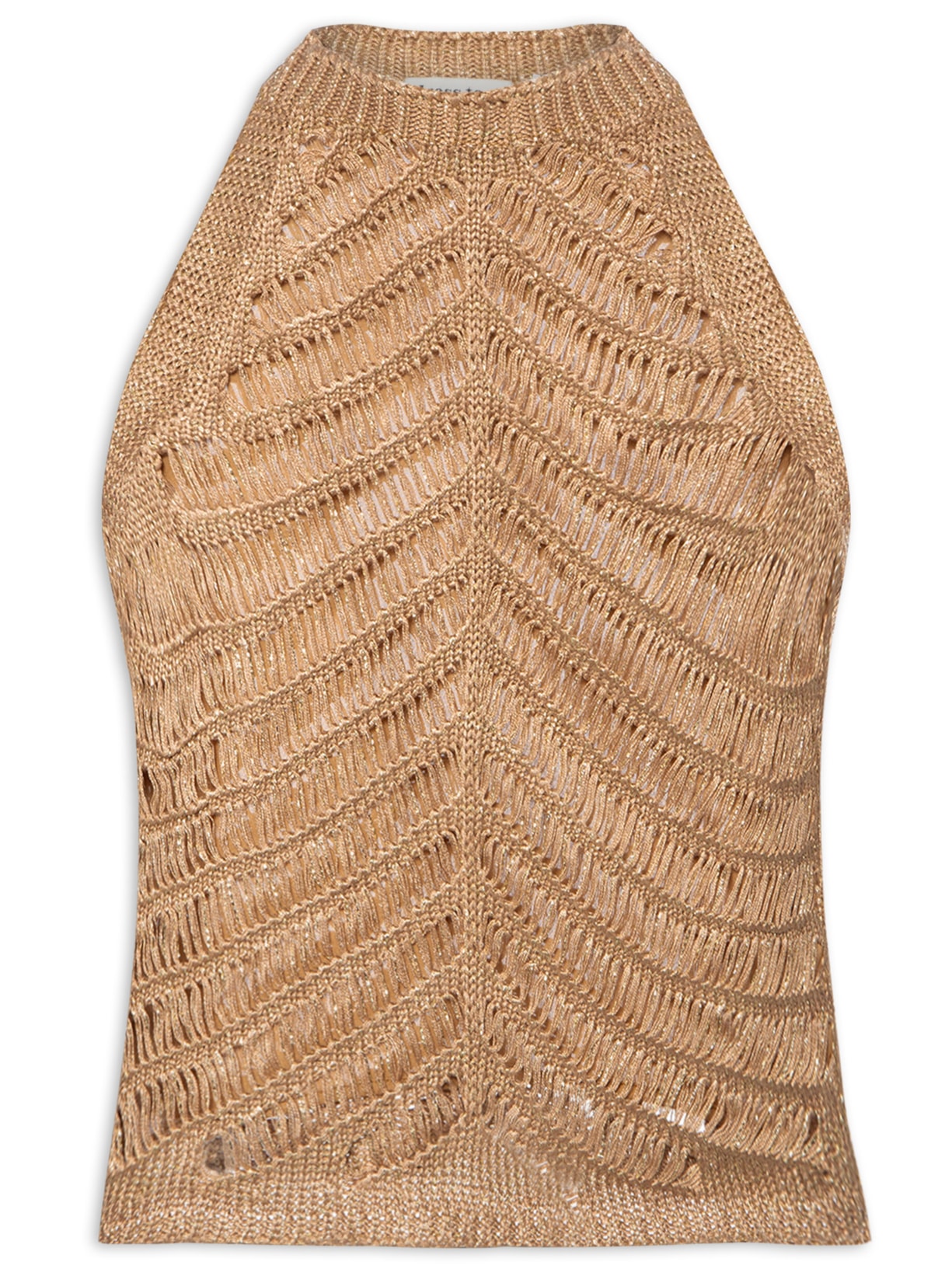 Blusa Feminina Tricot Resort - Dourado