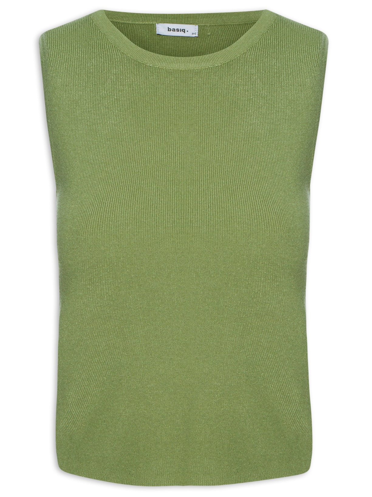 Blusa Feminina Tricot Sem Manga - Verde