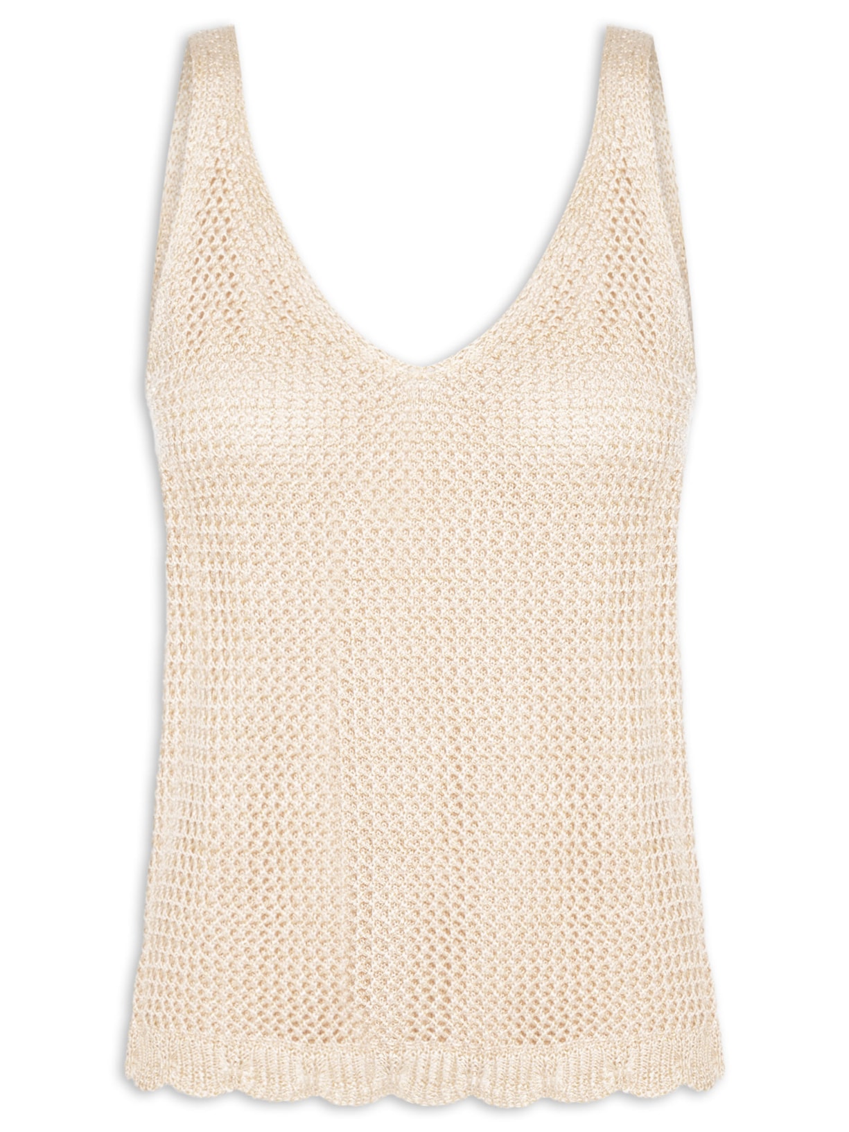 Blusa Feminina Tricot Telada Lurex – Dourado Dress To