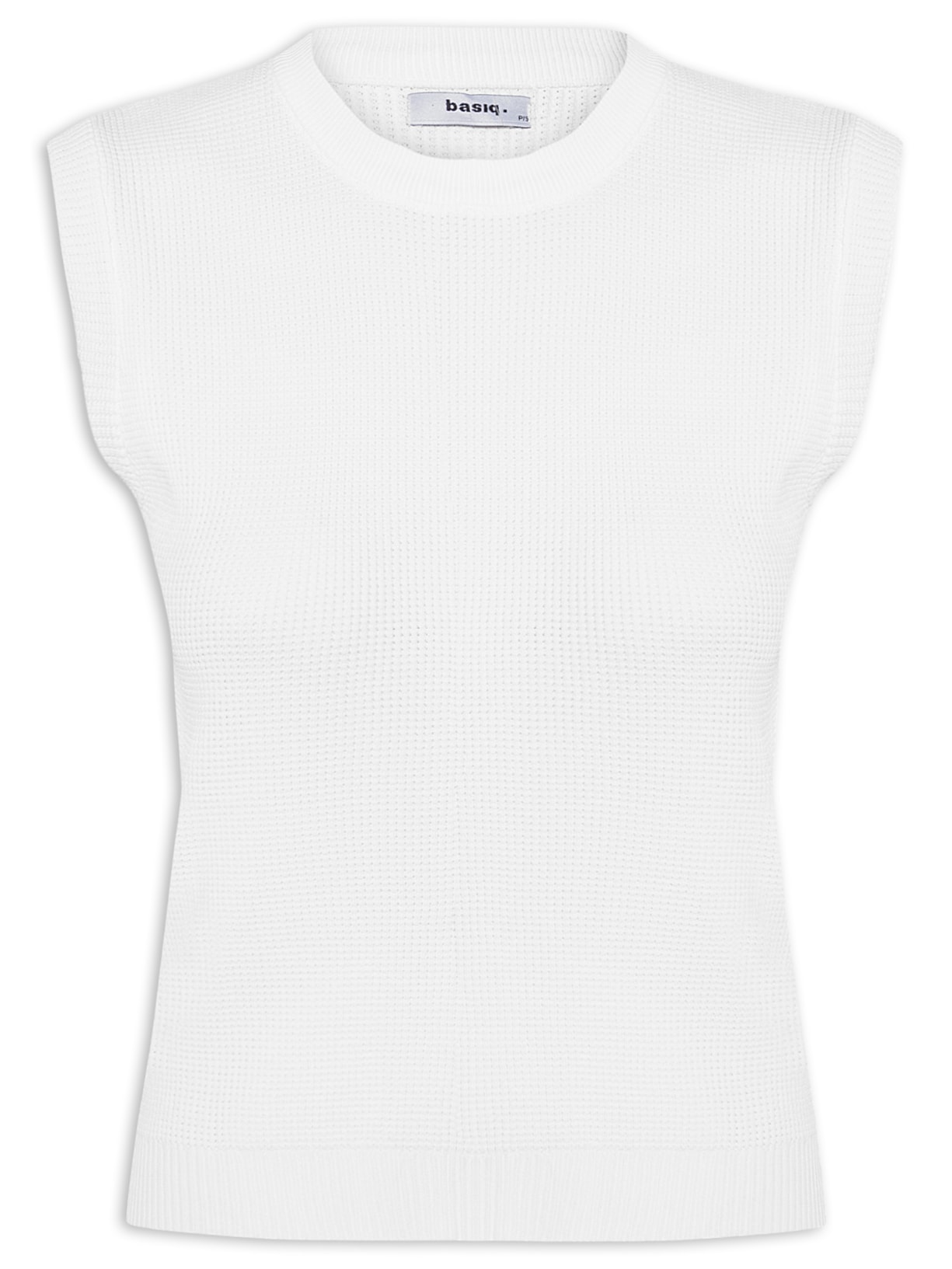 Blusa Feminina Tricot Texturizada - Branco
