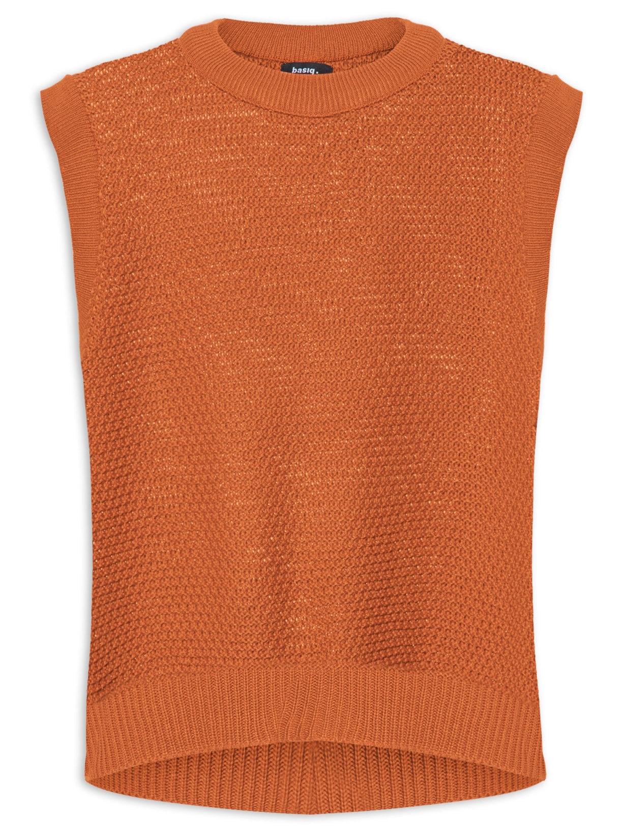 Blusa Feminina Tricot Texturizado - Marrom