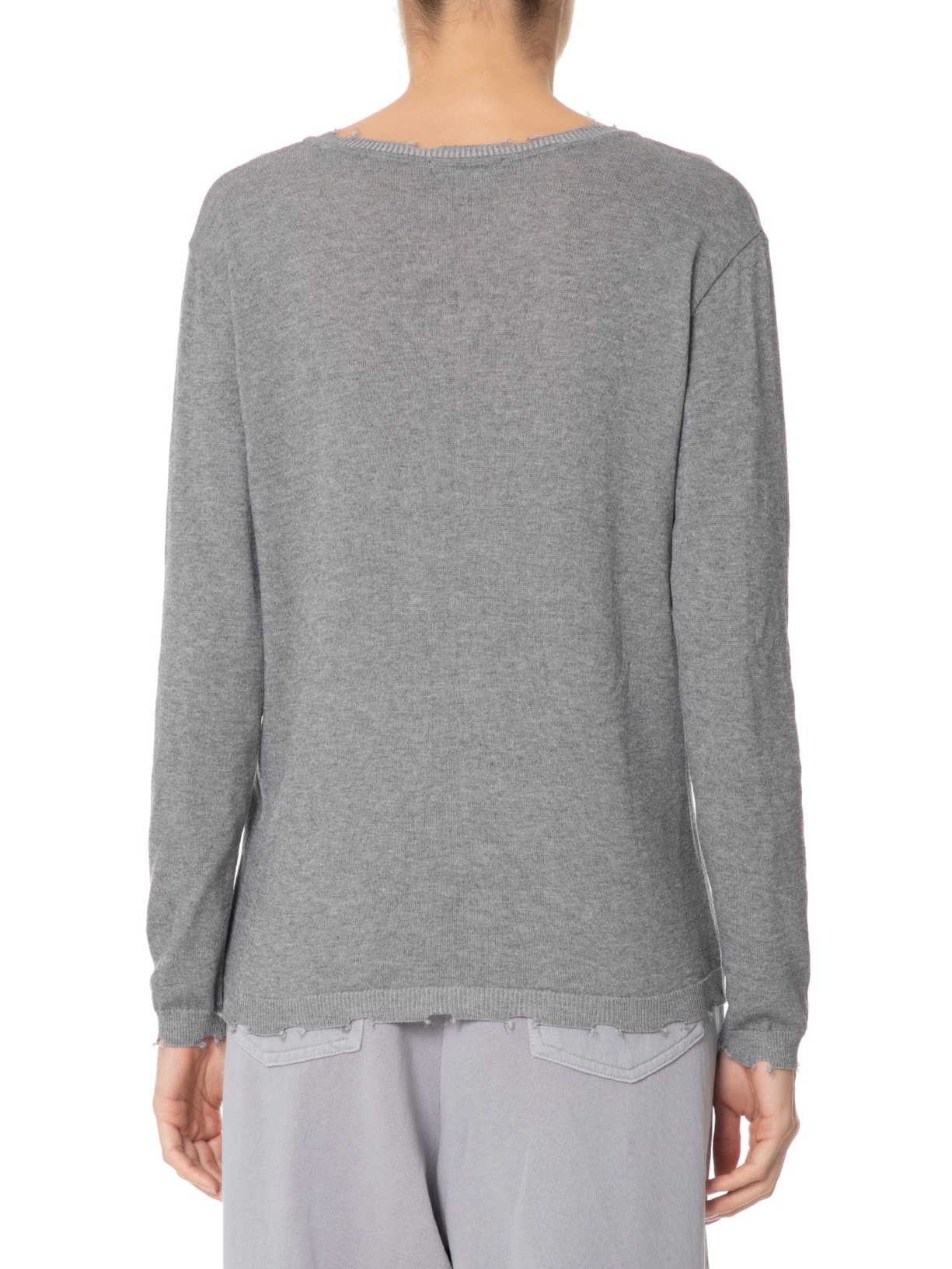 Blusa Feminina Tricot Trash Cinza Mixed