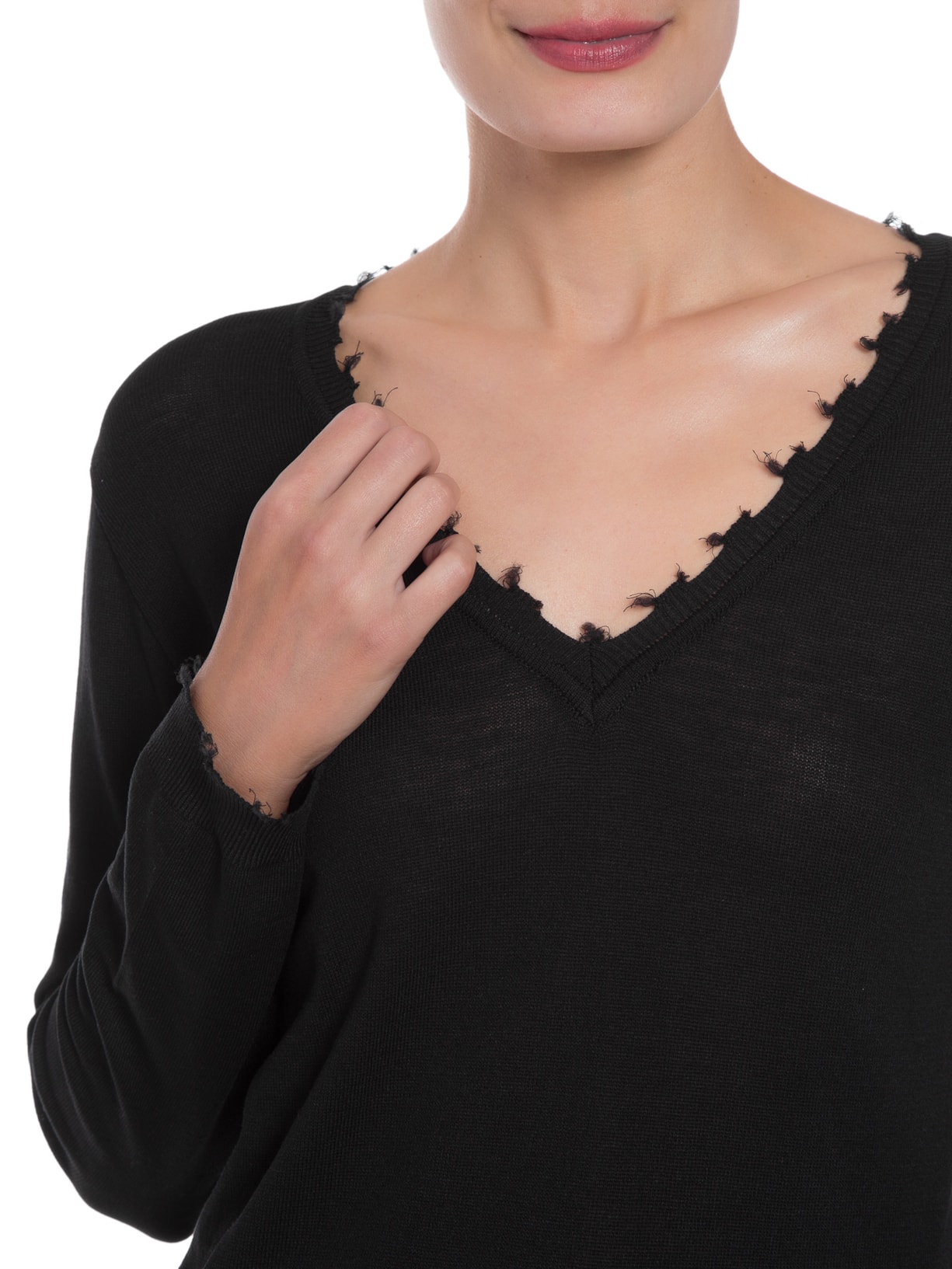 Blusa Feminina Tricot Trash Preto Mixed