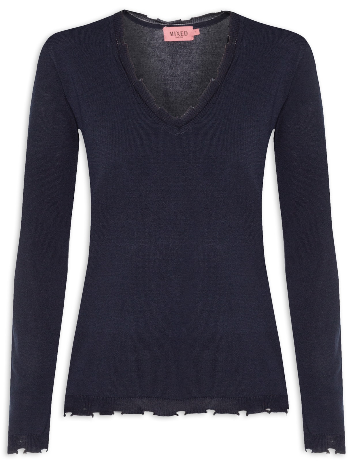 Blusa Feminina Tricot Trash V 125 - Azul