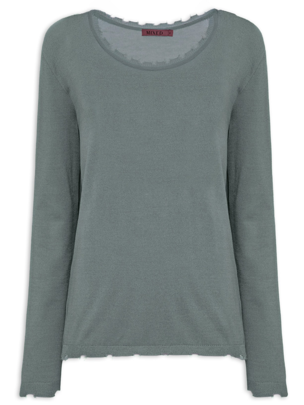 Blusa Feminina Tricot Trash V27 - Azul