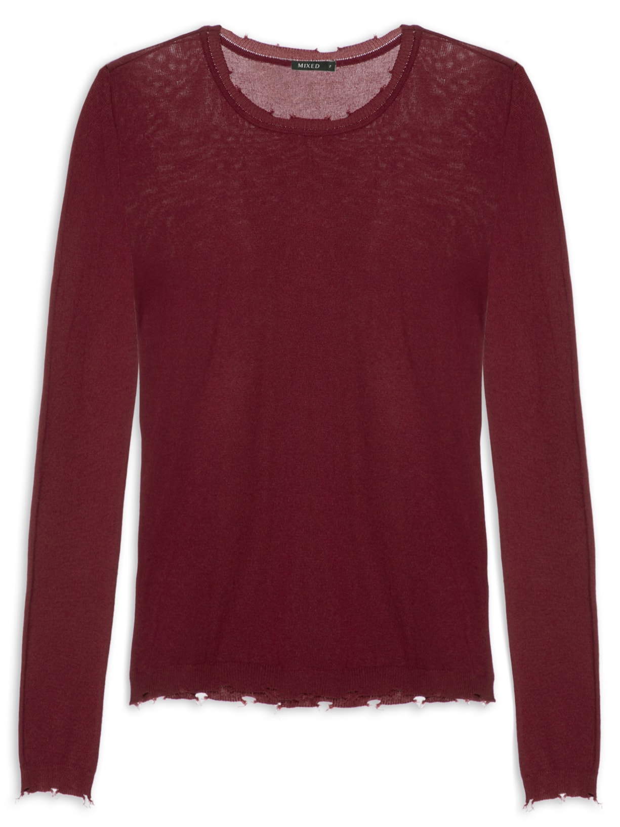 Blusa Feminina Tricot Trash - Vermelho