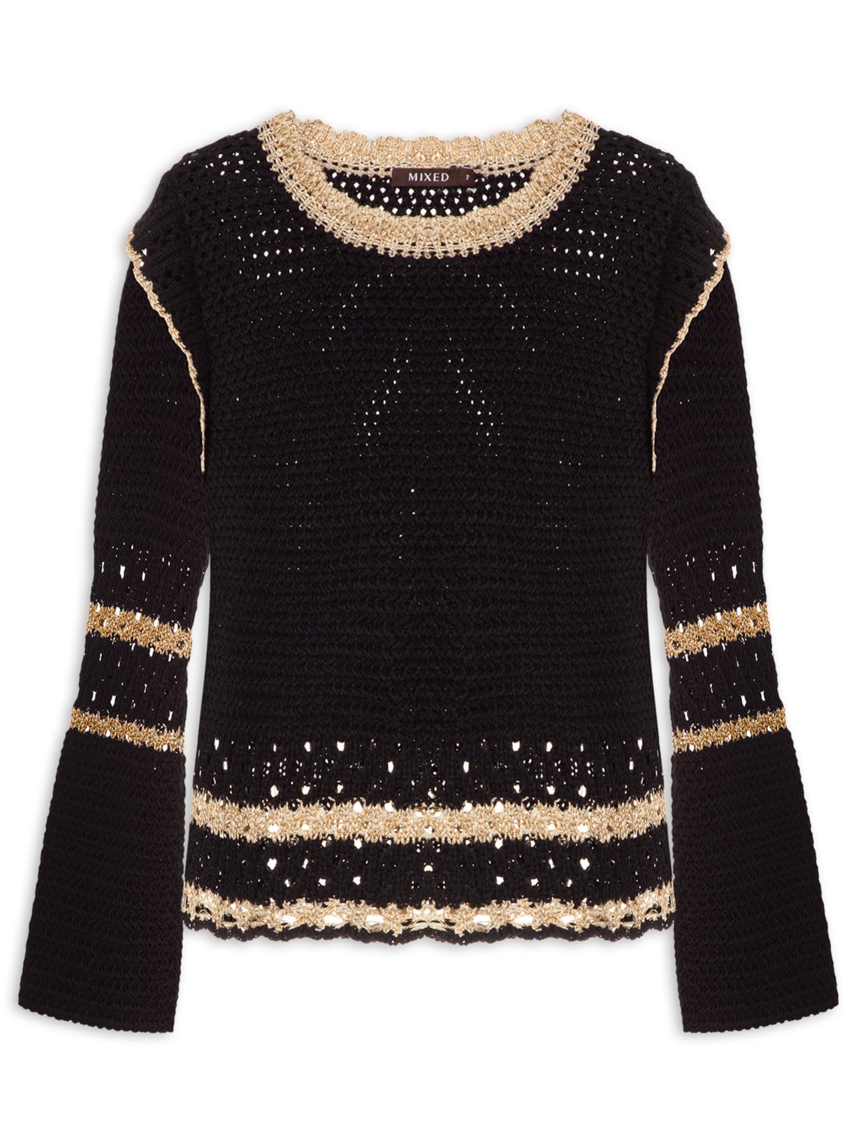 Blusa Feminina Tricot Wendy - Preto