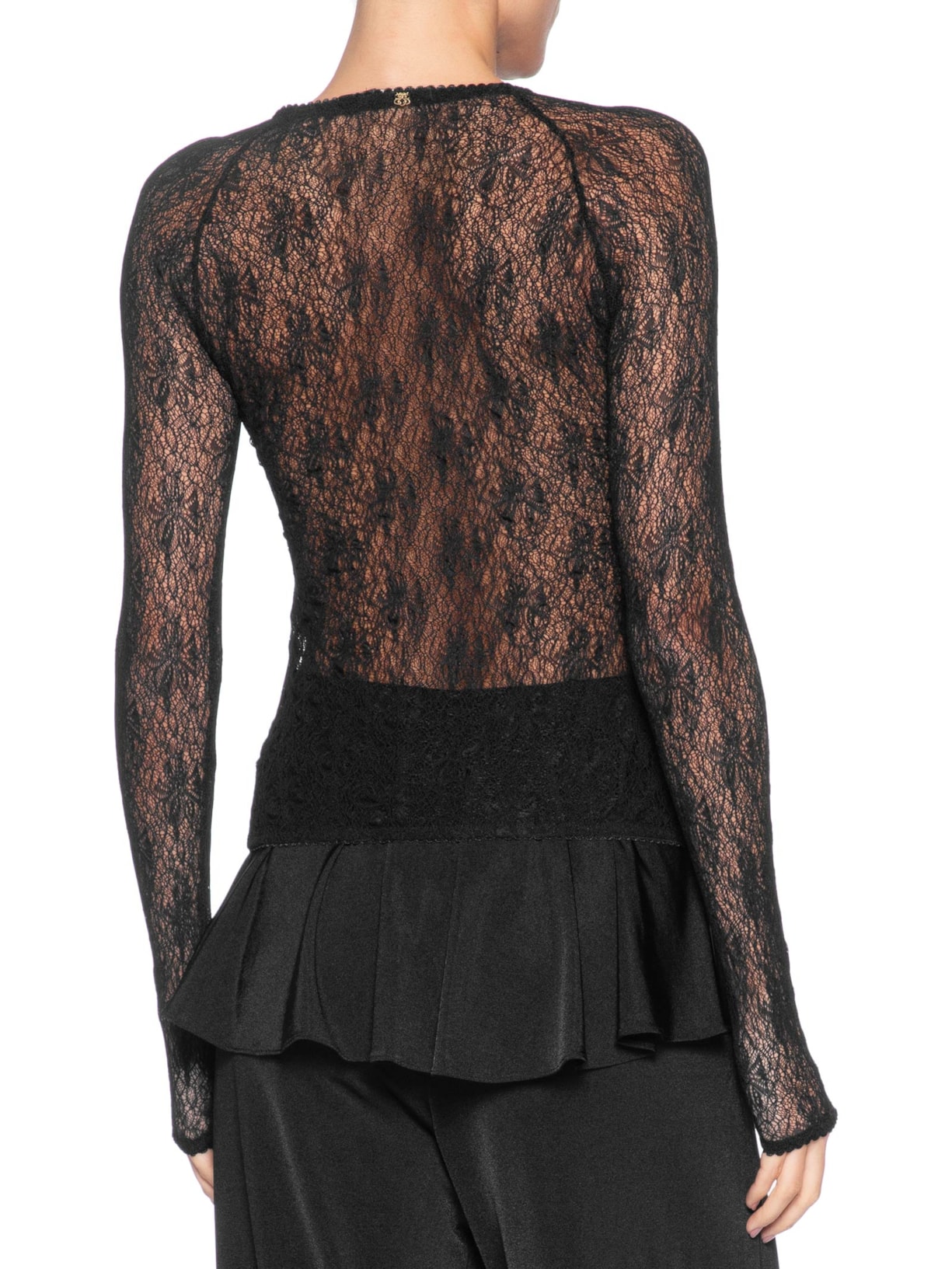 Blusa Feminina Tripoli Manga Longa Preto Bo.bô