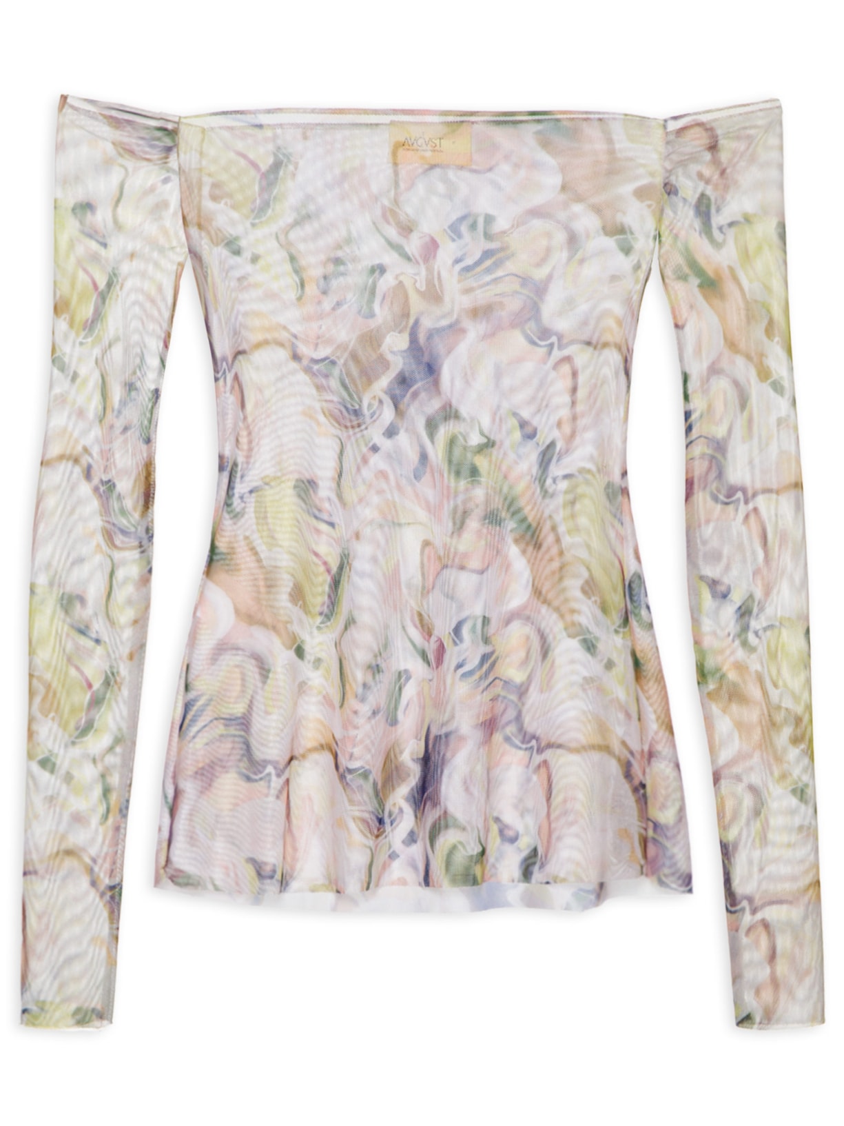 Blusa Feminina Tule Aquarela Clara - Off White