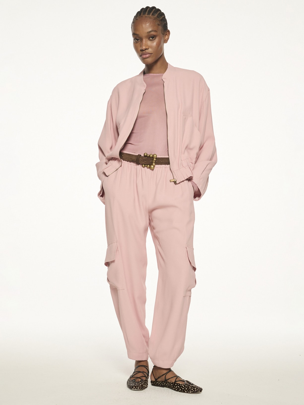 Blusa Feminina Tule Becky V27 Rosa Mixed