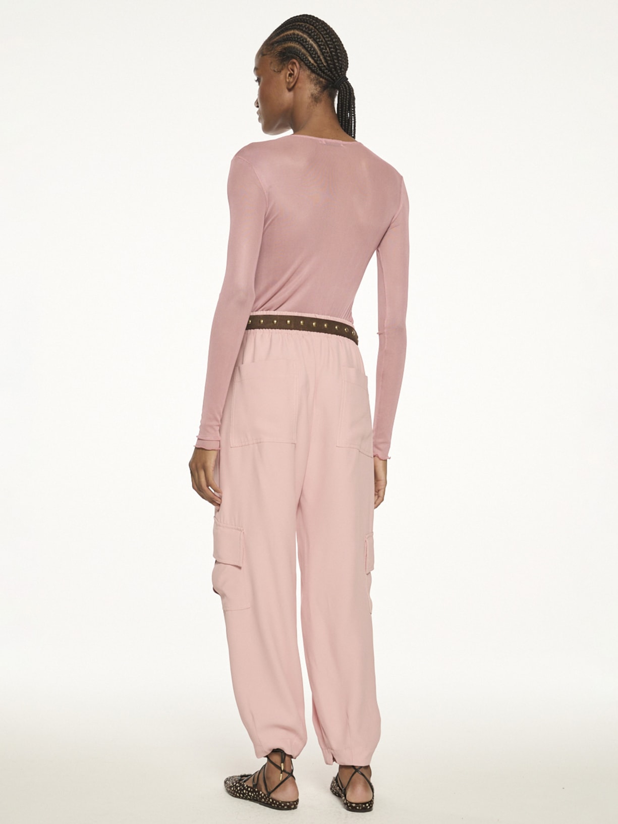 Blusa Feminina Tule Becky V27 Rosa Mixed