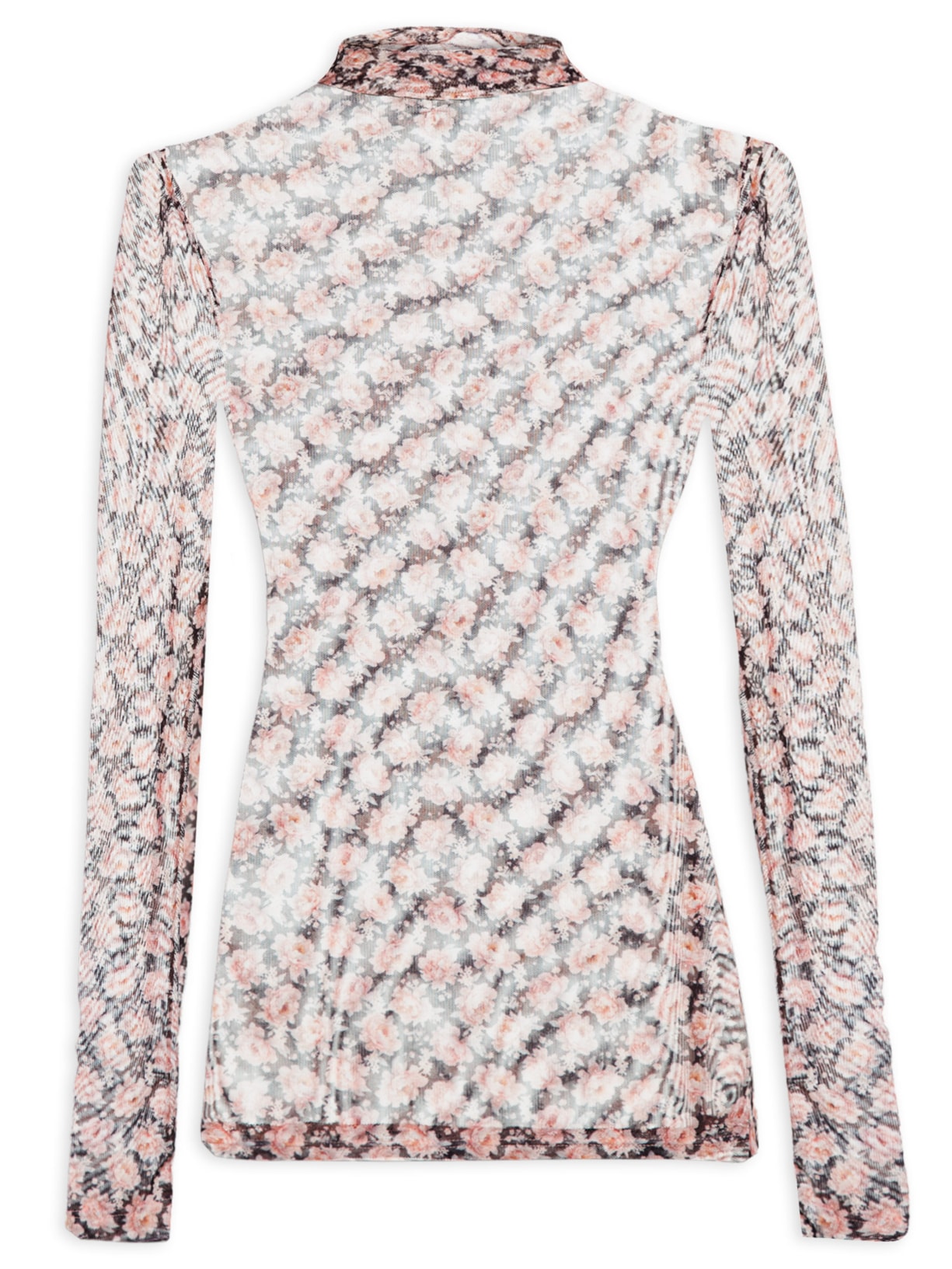 Blusa Feminina Tule Bella Preto Mixed