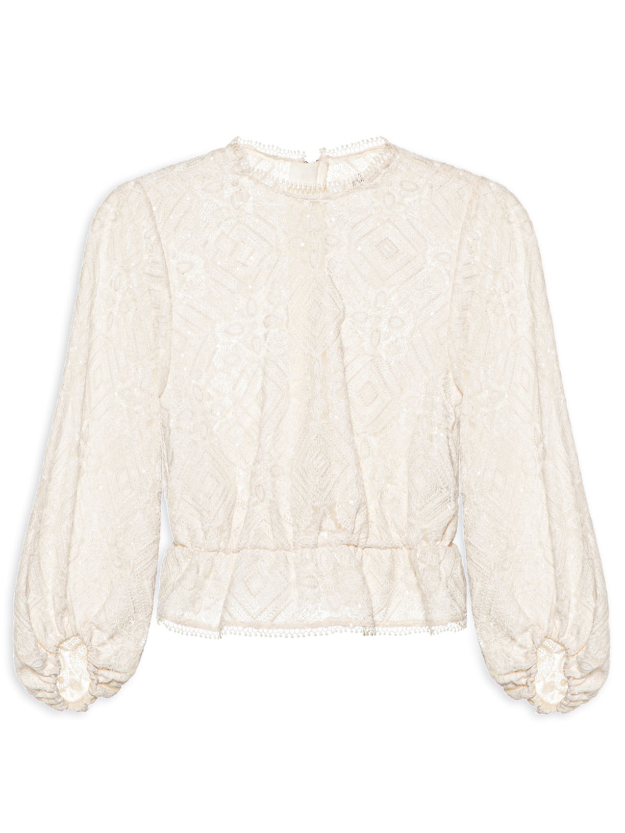 Blusa Feminina Tule Birkin Belle - Bege