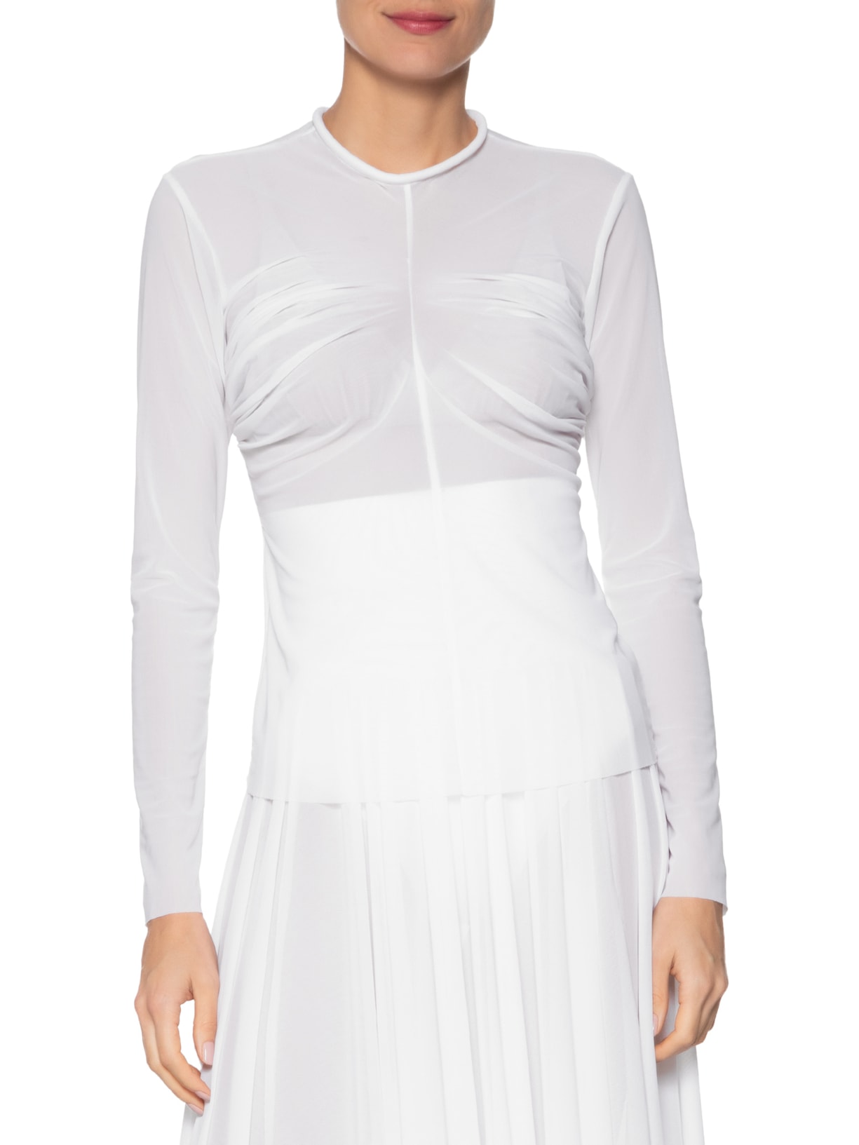 Blusa Feminina Tule Branco Vico Studio