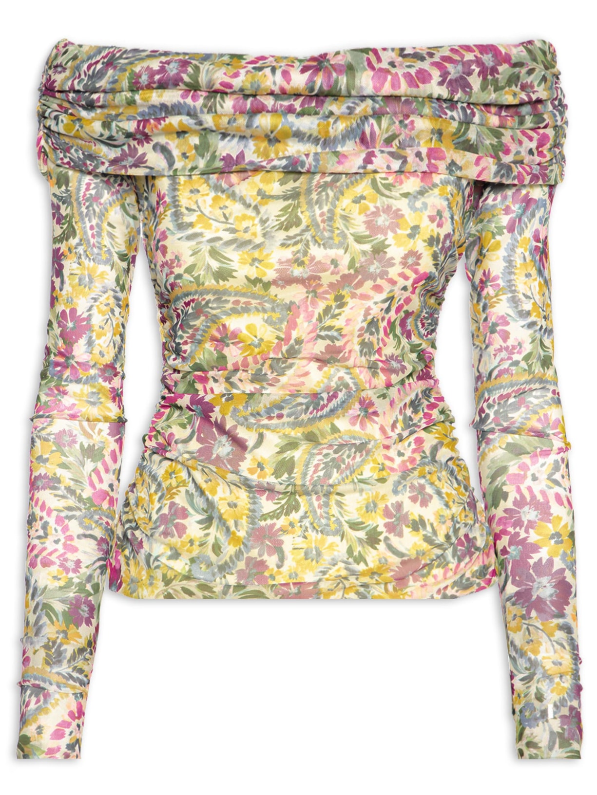 Blusa Feminina Tule Brisa De Flor Rosa Farm