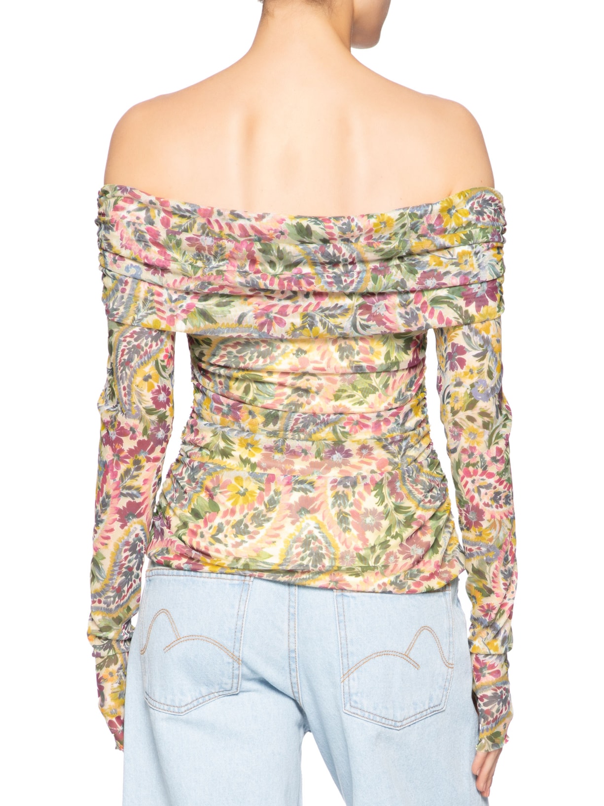 Blusa Feminina Tule Brisa De Flor Rosa Farm