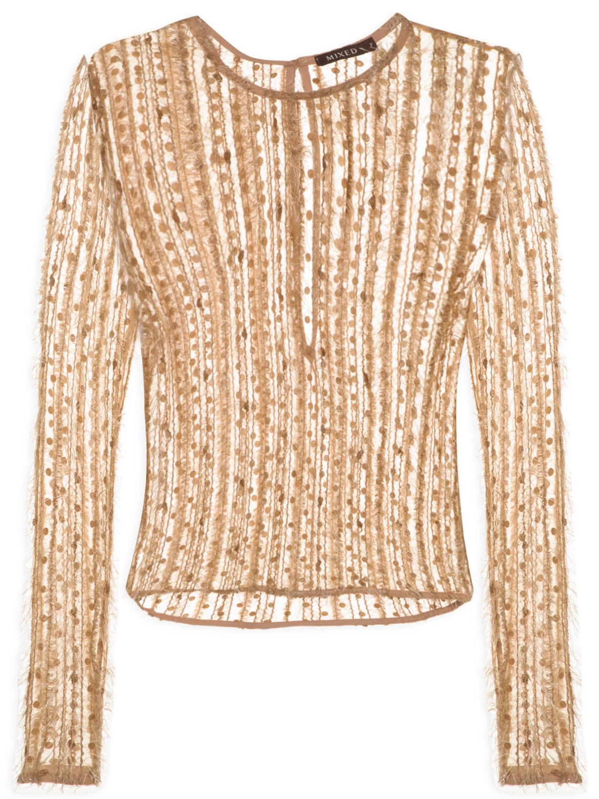 Blusa Feminina Tule Craft - Bege