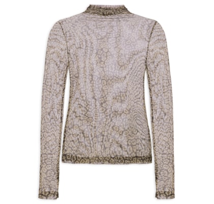 Blusa Feminina Tule Dalil - Marrom