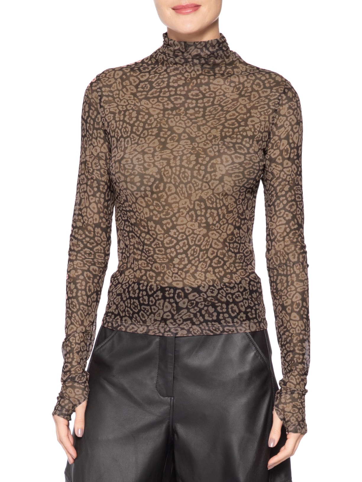 Blusa Feminina Tule Dalil Marrom Le Lis
