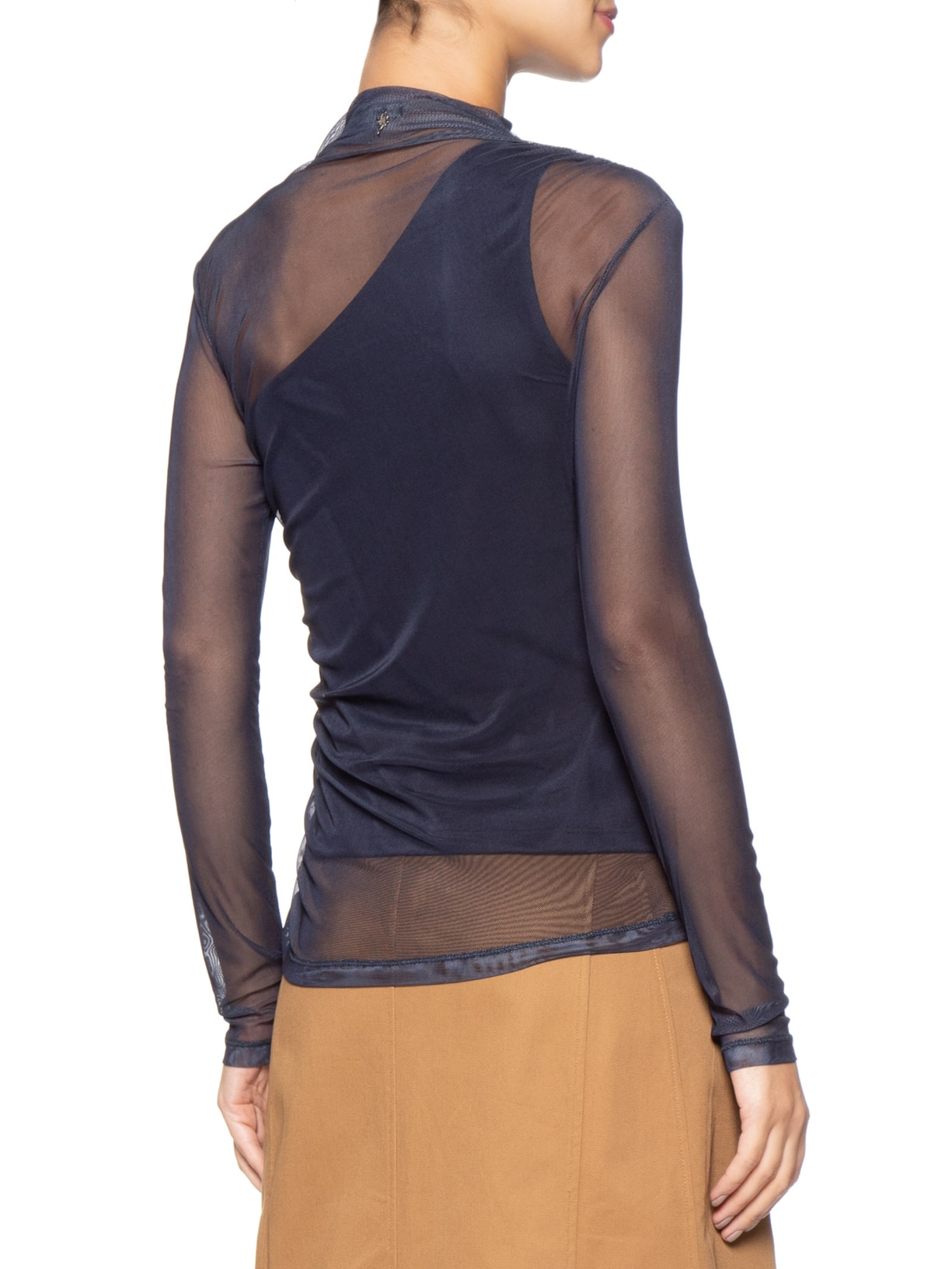 Blusa Feminina Tule Dudi Azul Le Lis