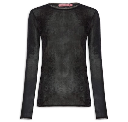 Blusa Feminina Tule Emily I26 - Preto