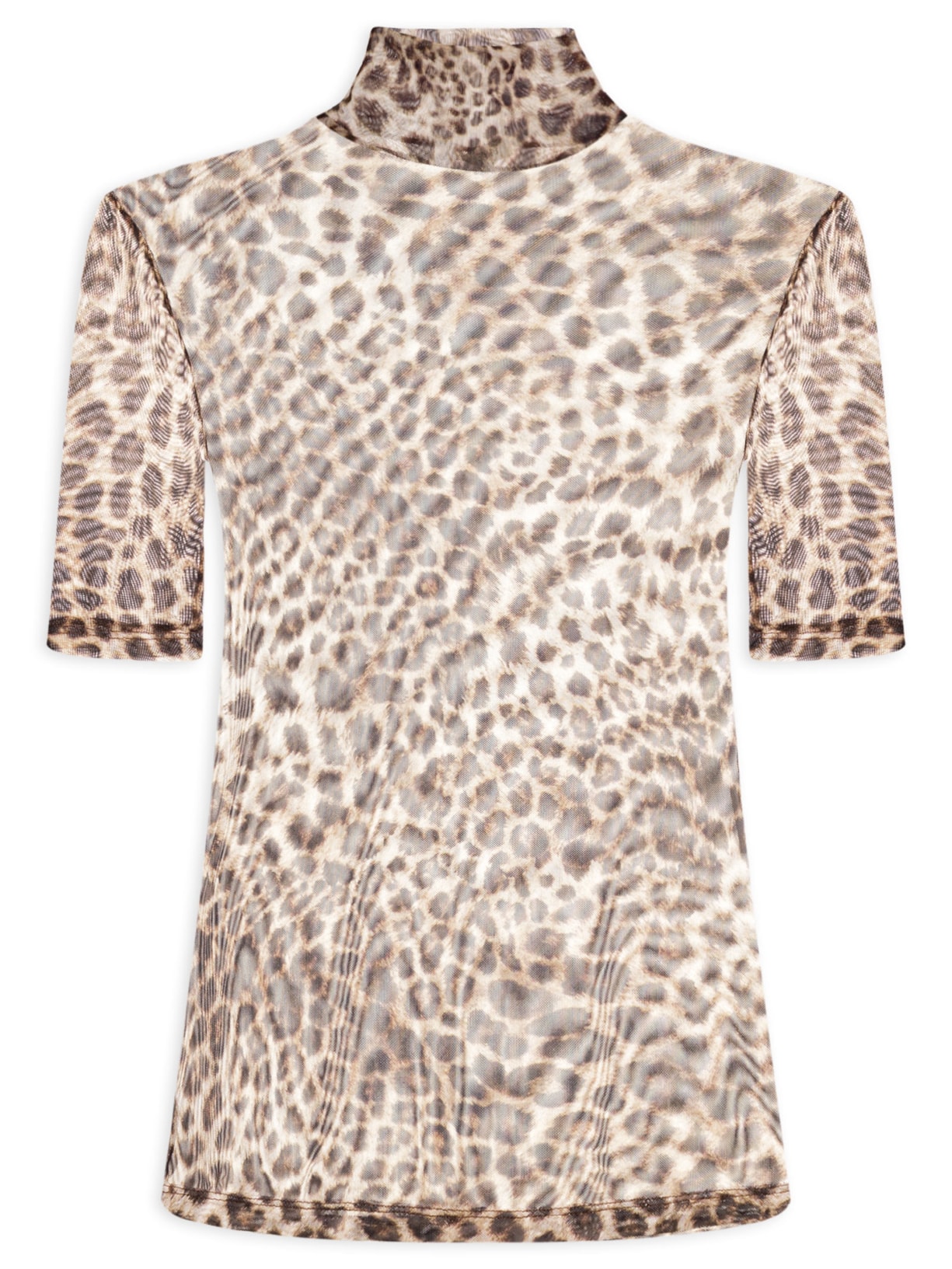 Blusa Feminina Tule Est Onça Jungle Color - Animal Print