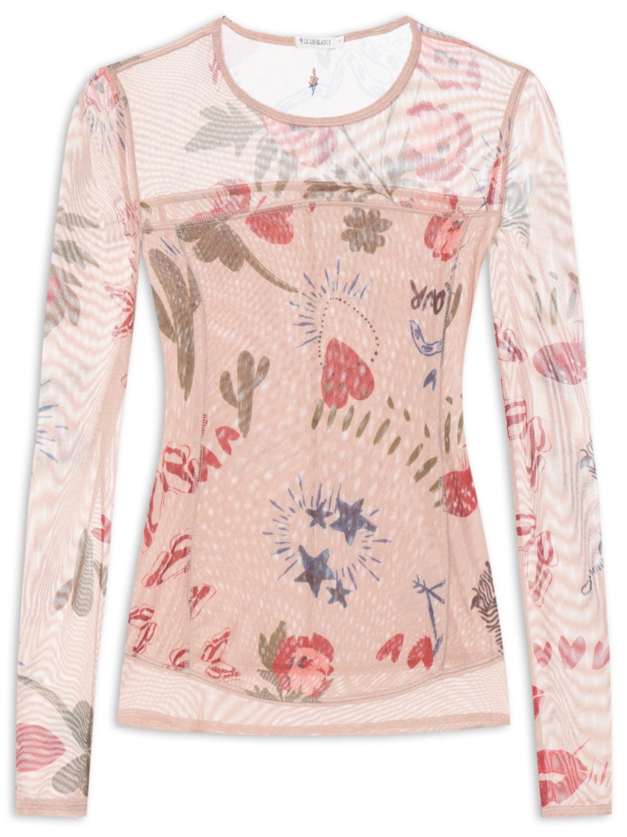Blusa Feminina Tule Fany - Bege