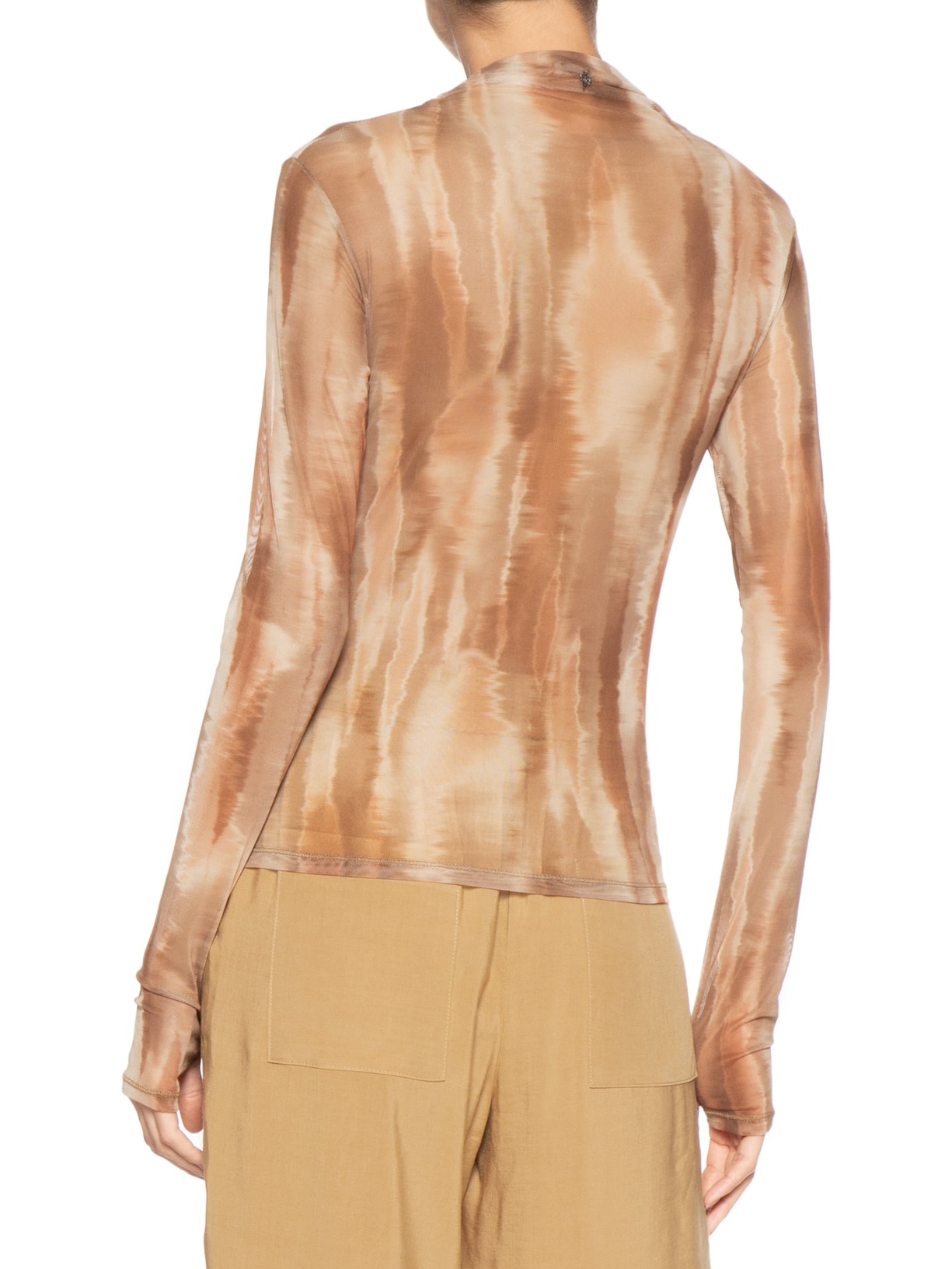 Blusa Feminina Tule Giane Marrom Le Lis