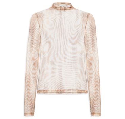 Blusa Feminina Tule Giane - Marrom