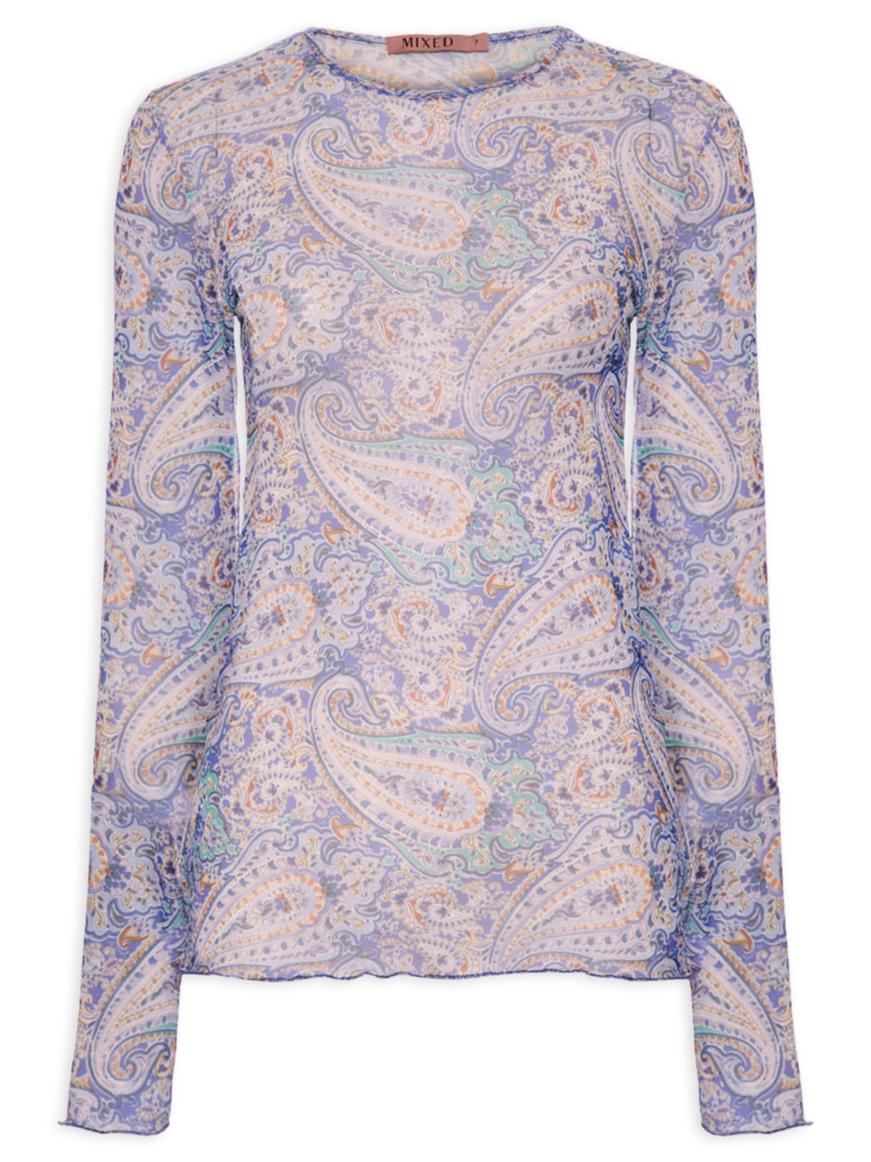 Blusa Feminina Tule Holi V26 Azul Mixed