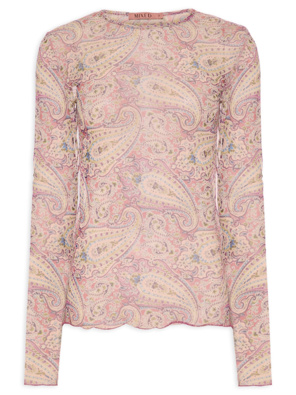 Blusa Feminina Tule Holi V26 - Rosa