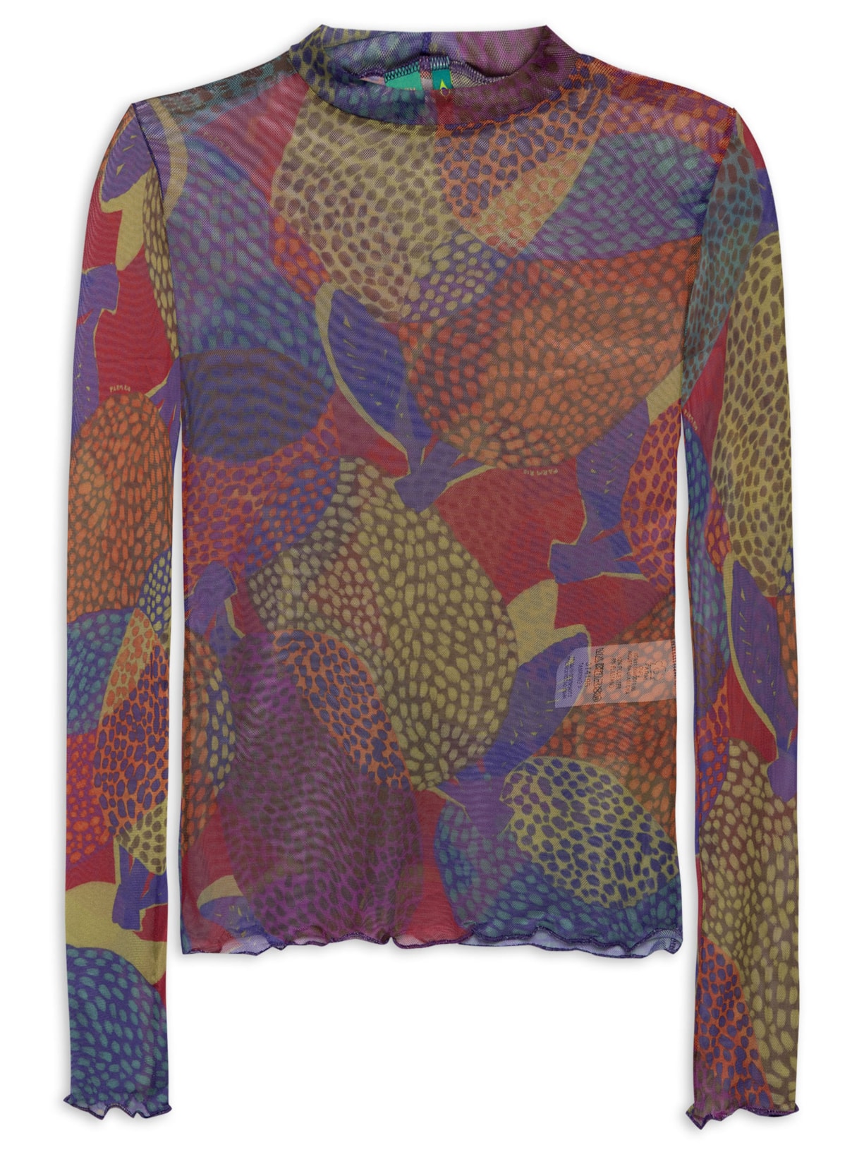 Blusa Feminina Tule Jaquitas - Azul