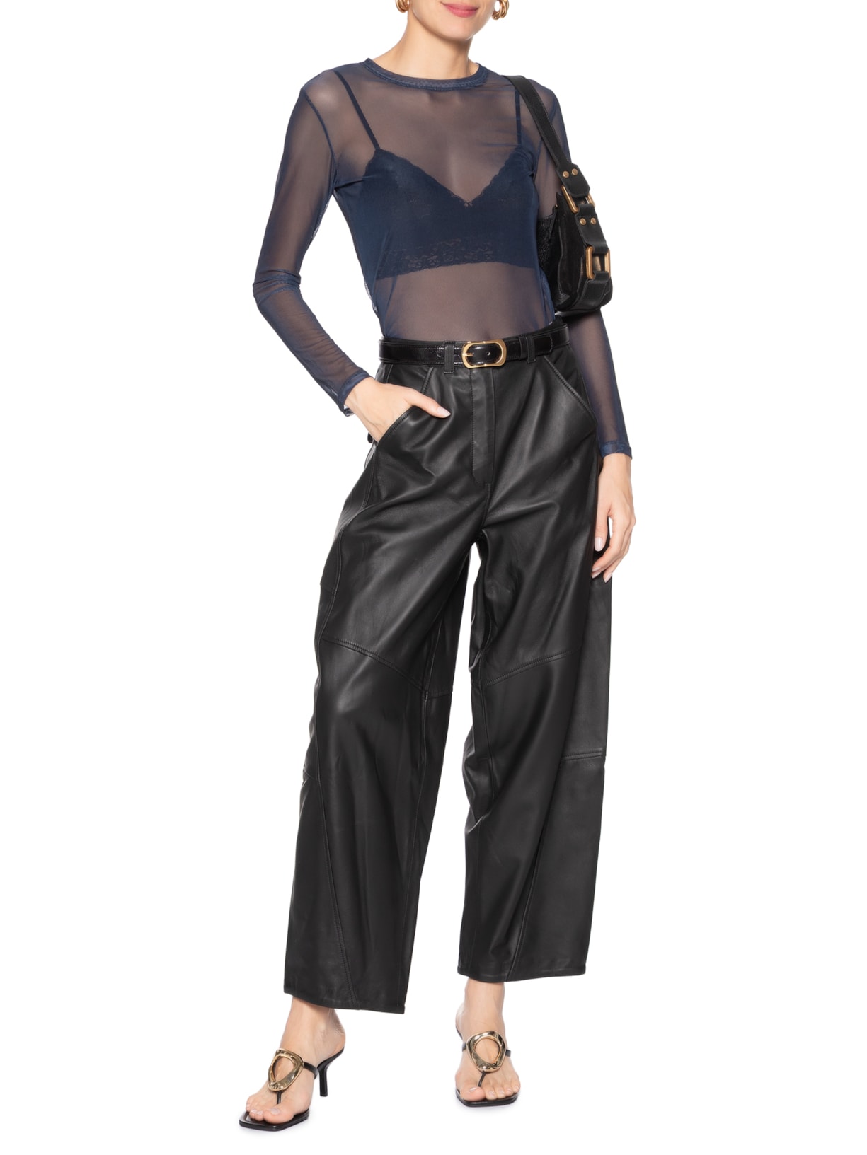 Blusa Feminina Tule Joana III Azul Le Lis