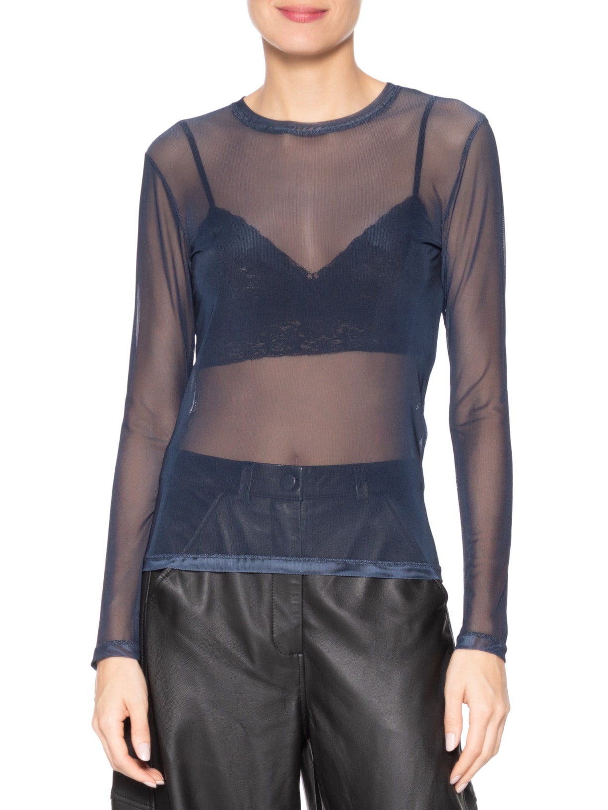 Blusa Feminina Tule Joana III Azul Le Lis