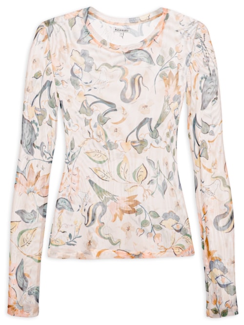 Blusa Feminina Tule Joana Mystic - Off White