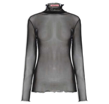 Blusa Feminina Tule Leonoe I26 - Preto