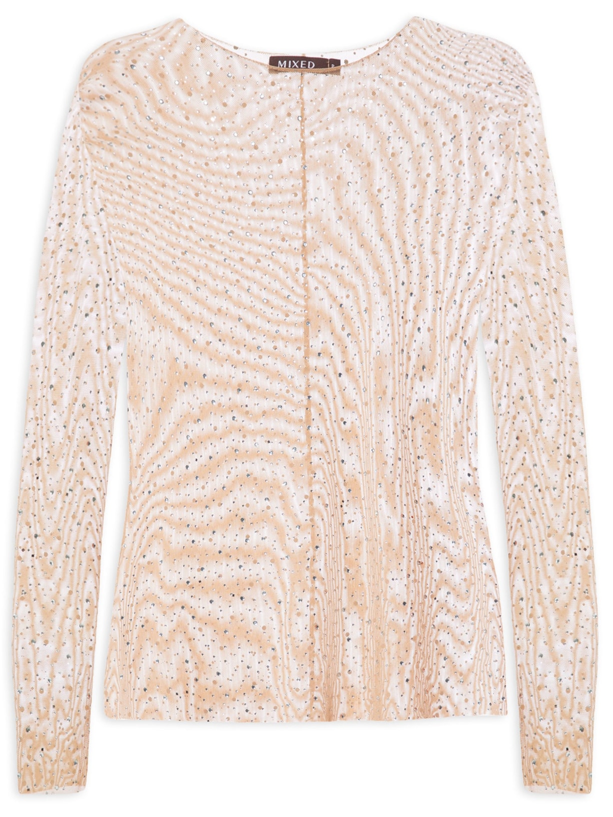 Blusa Feminina Tule Leonore - Bege