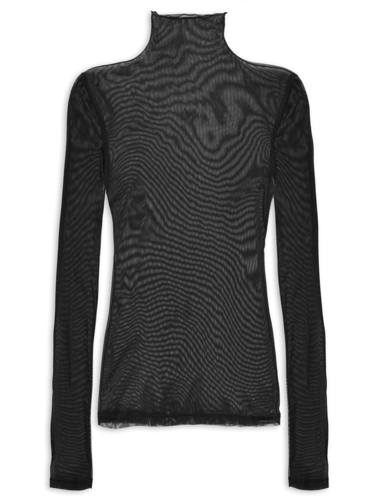 Blusa Feminina Tule Leonore - Preto