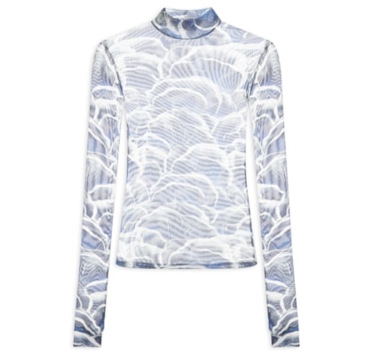 Blusa Feminina Tule Mush - Azul