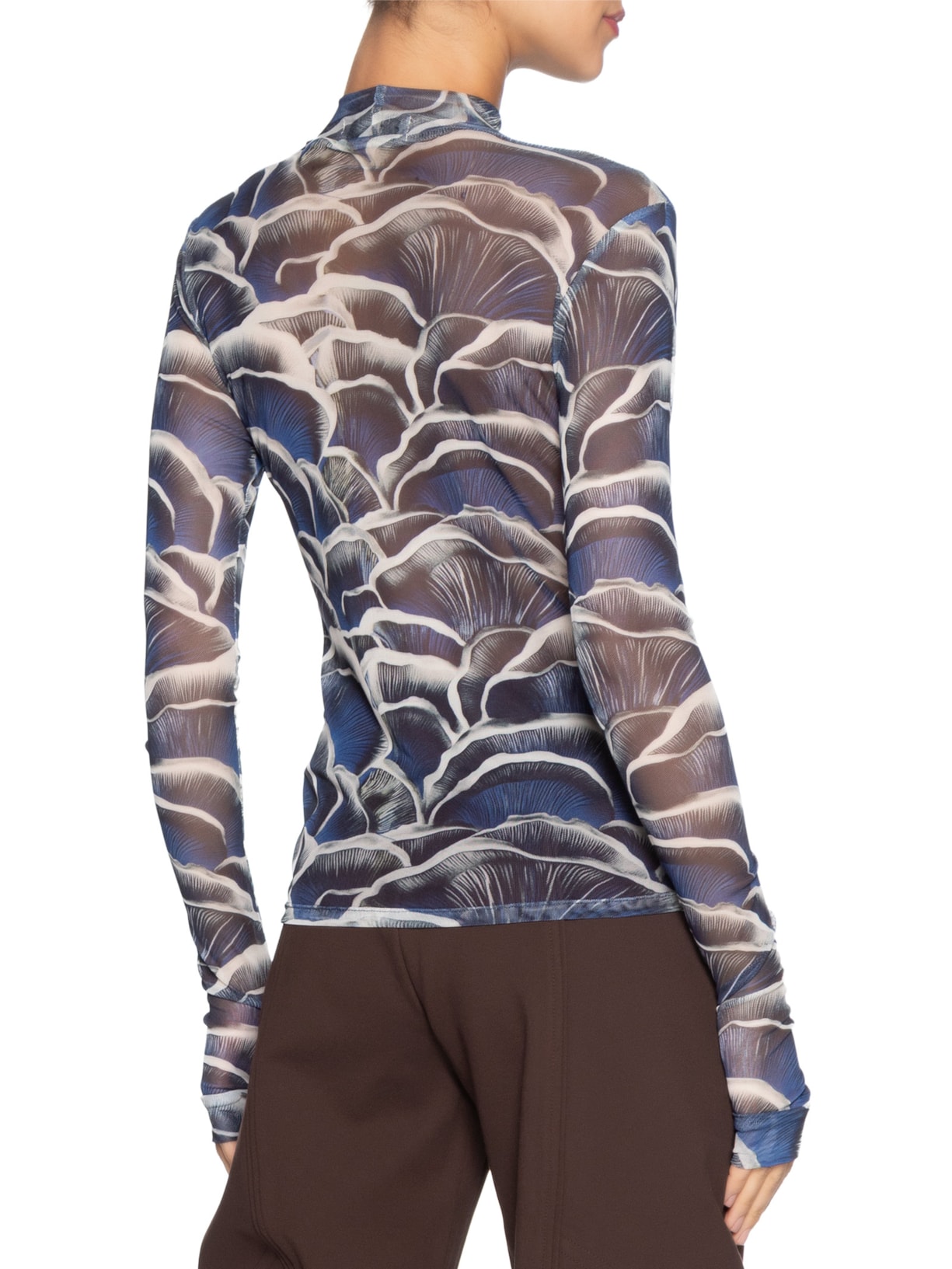 Blusa Feminina Tule Mush Azul Niini