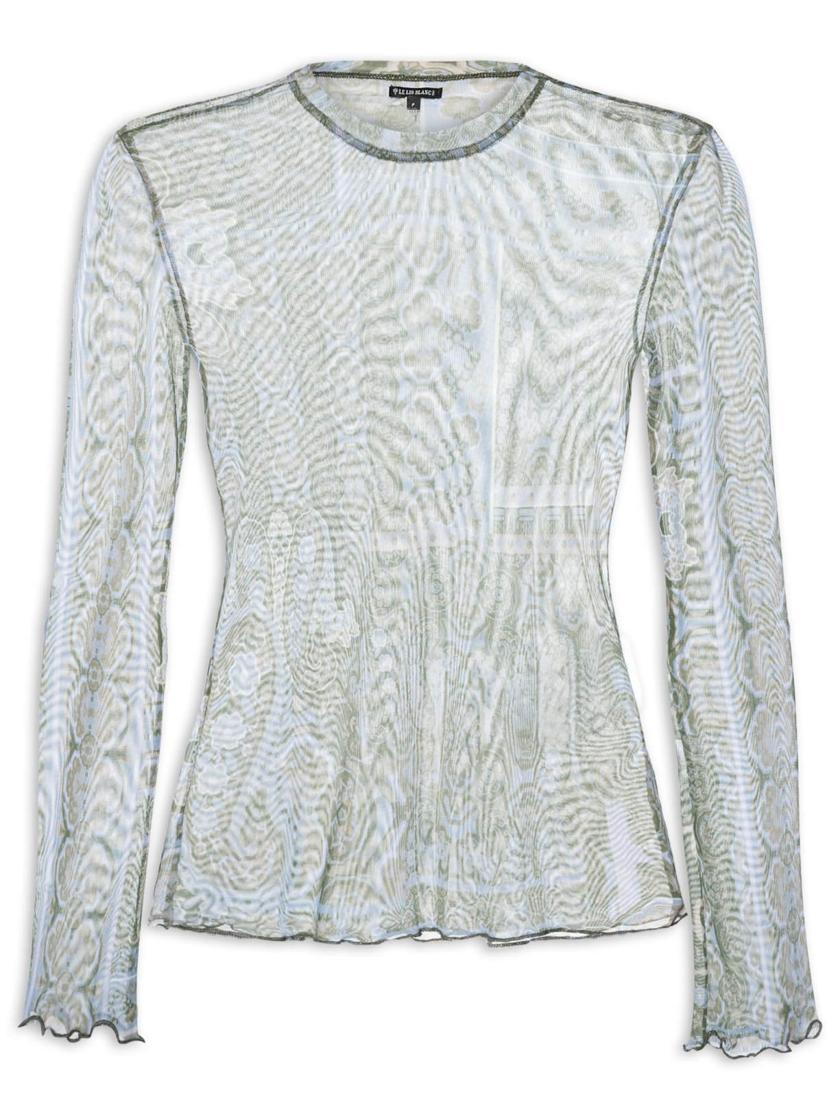 Blusa Feminina Tule Paisley - Azul