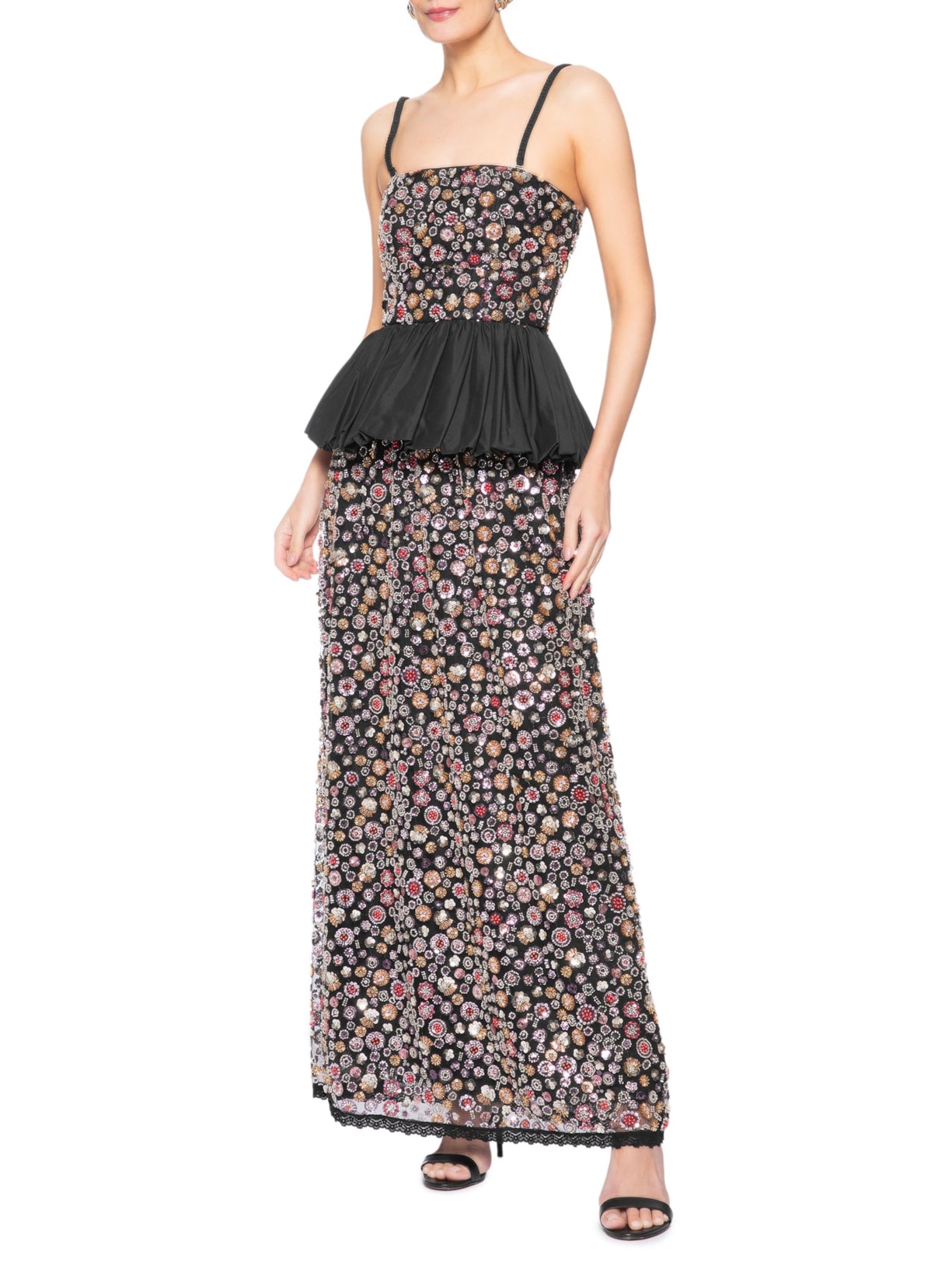 Blusa Feminina Tule Primavera Iza Nko Preto Nk