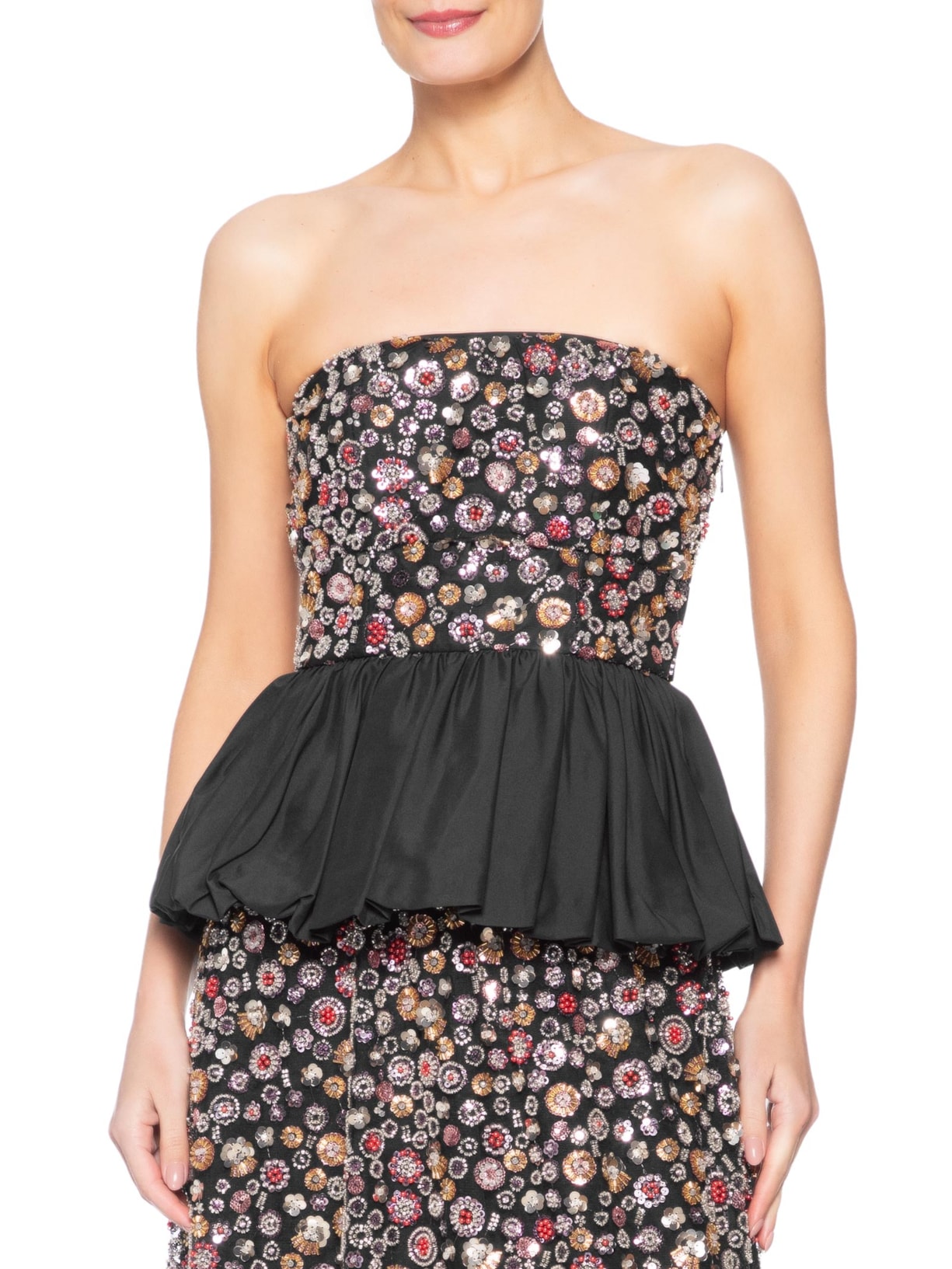 Blusa Feminina Tule Primavera Iza Nko Preto Nk