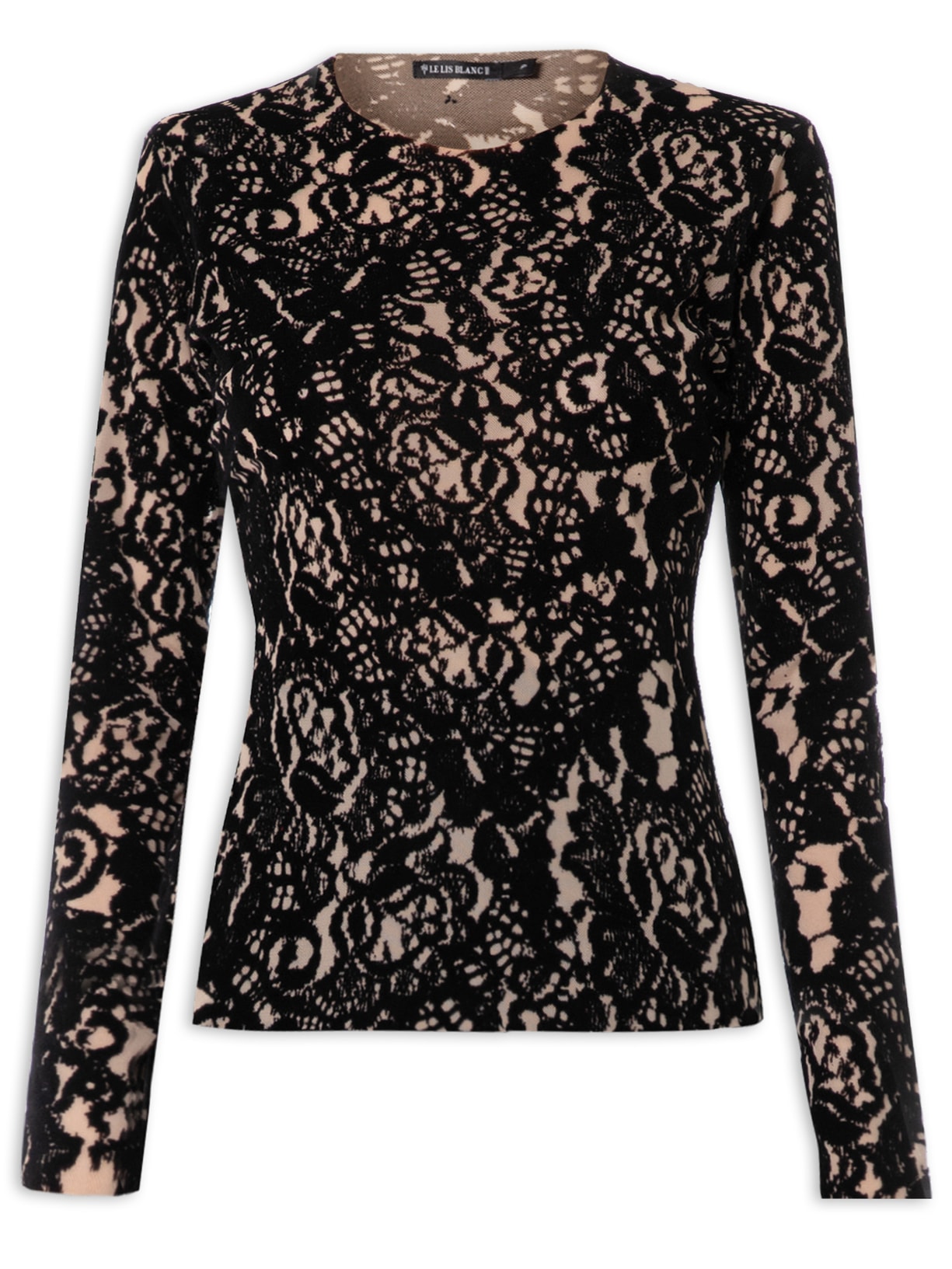 Blusa Feminina Tule Rafaela - Preto